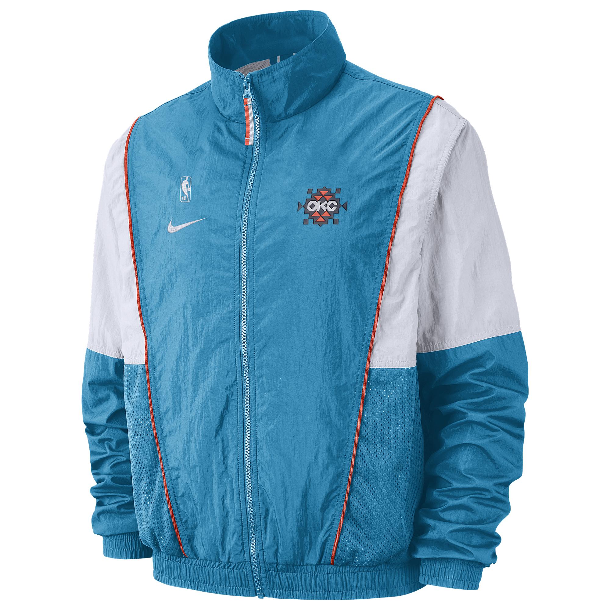 Nike Oklahoma City Thunder Nba Courtside City Edition Nylon Jacket in ...