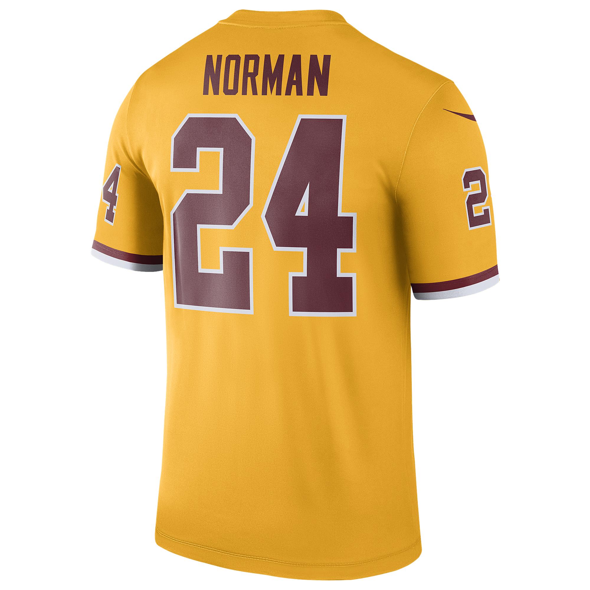 redskins yellow jersey