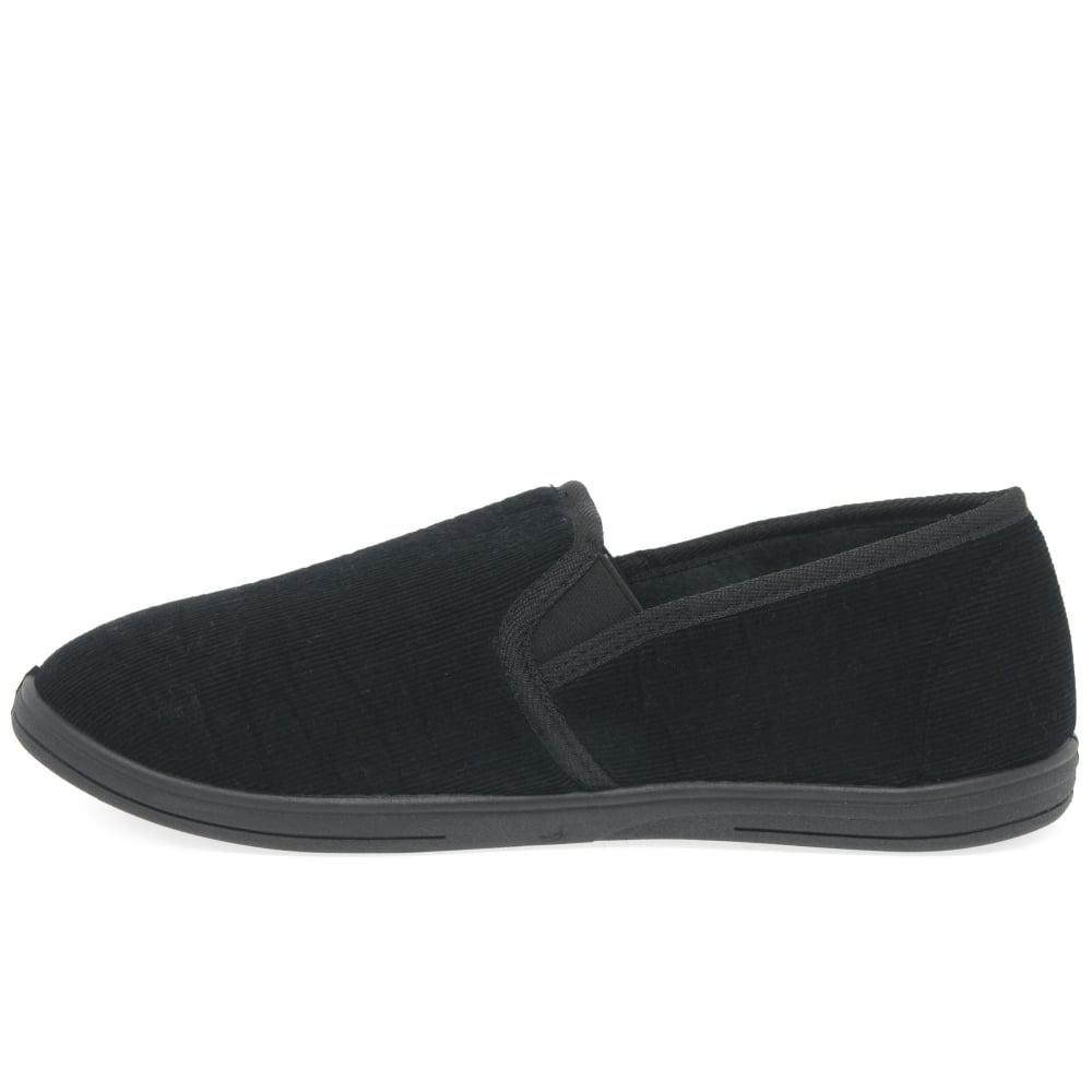 Lyst - Dunlop Alvere Mens Full Slippers in Black for Men