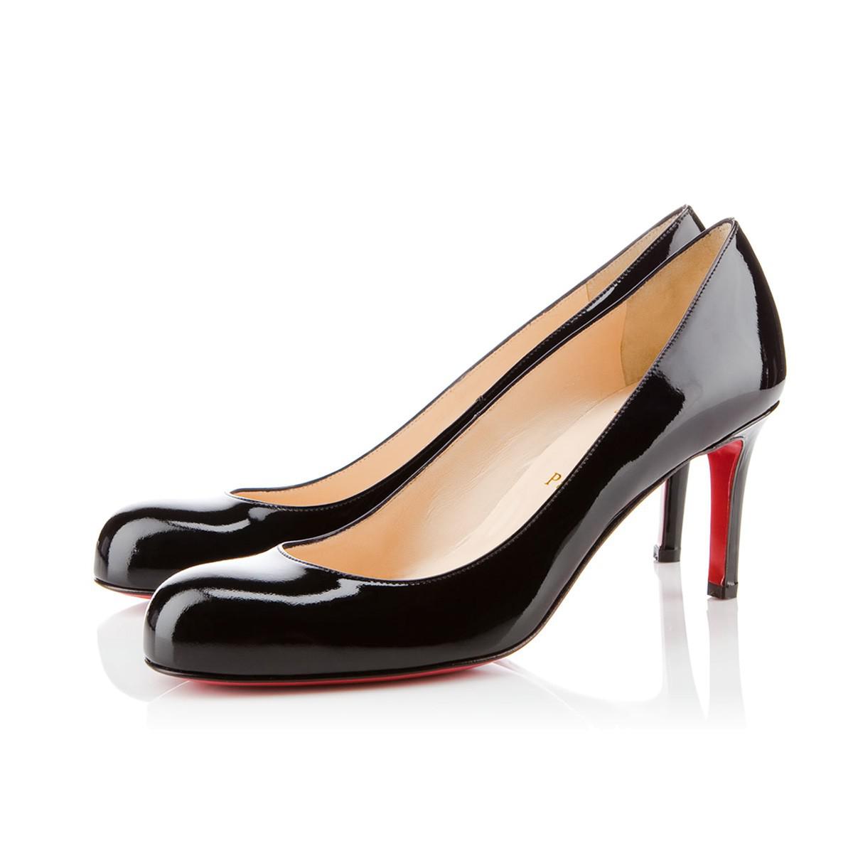 Lyst - Christian Louboutin Simple Pump Patent in Black - Save 2. ...