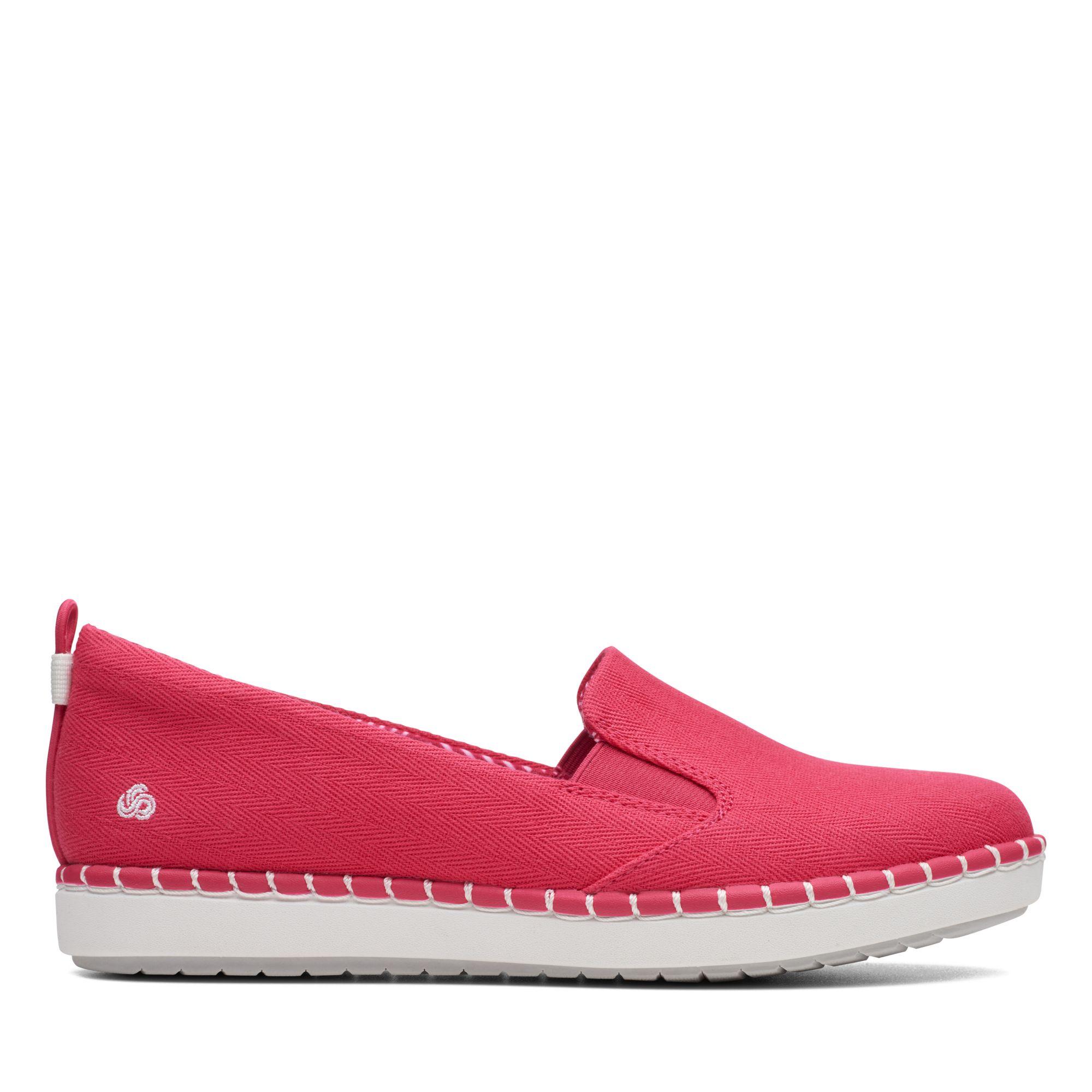 Clarks Canvas Step Glow Slip In Rose Pink Lyst 8444