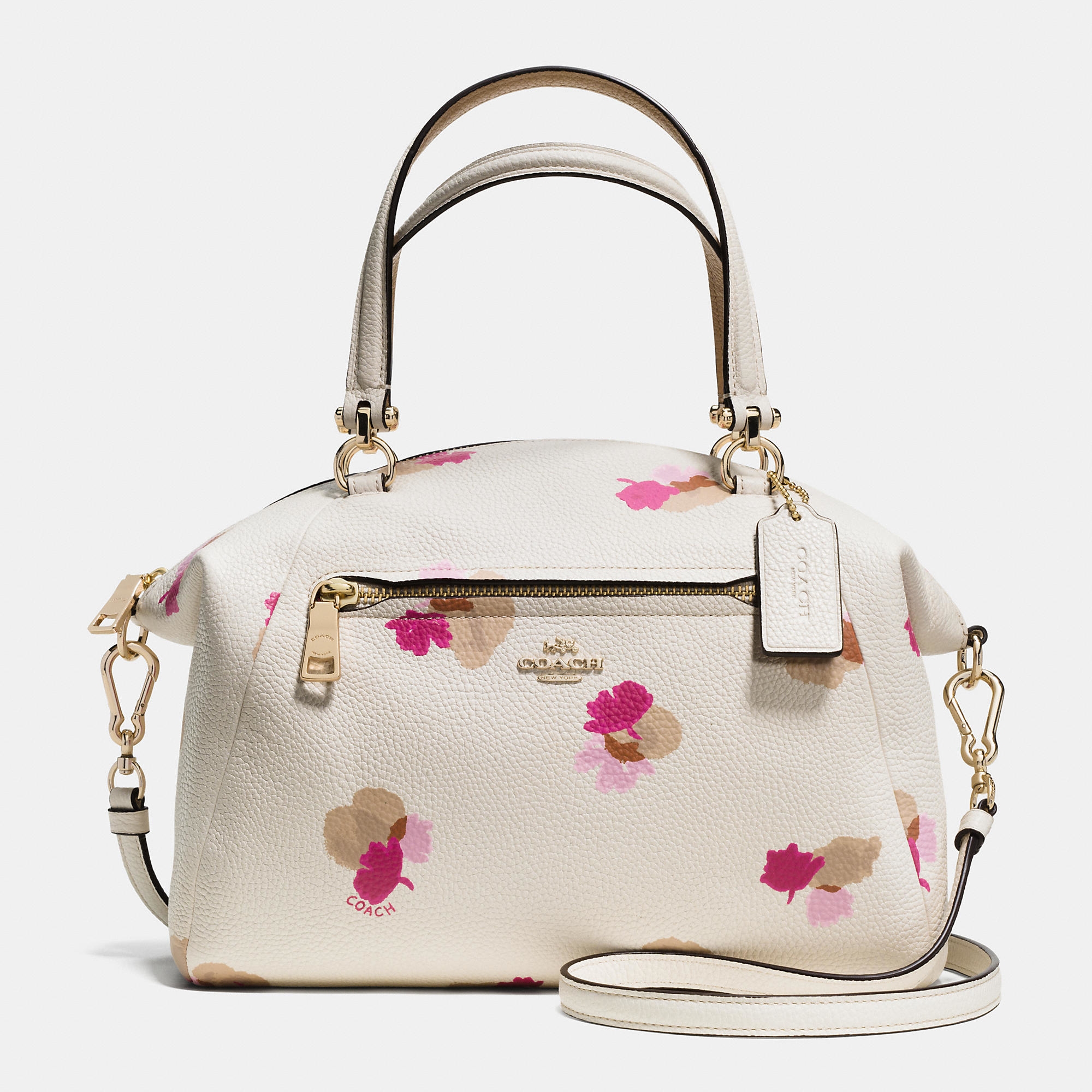 Coach Prairie Satchel In Floral Print Leather | Lyst