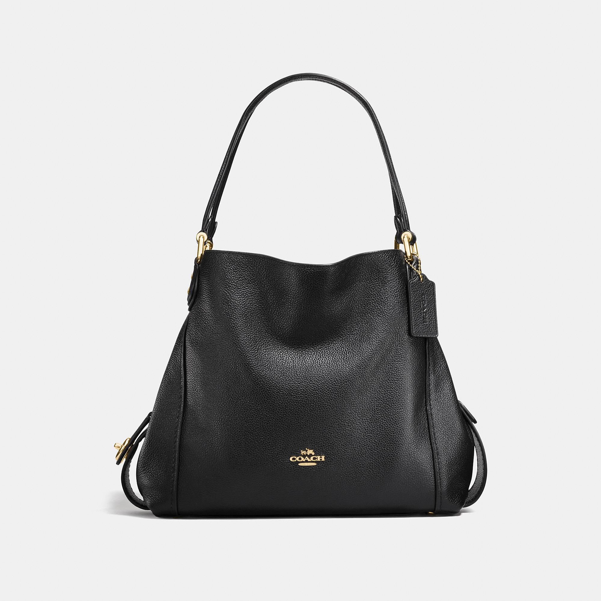 Lyst - COACH Edie Shoulder Bag 31 In Polished Pebble Leather