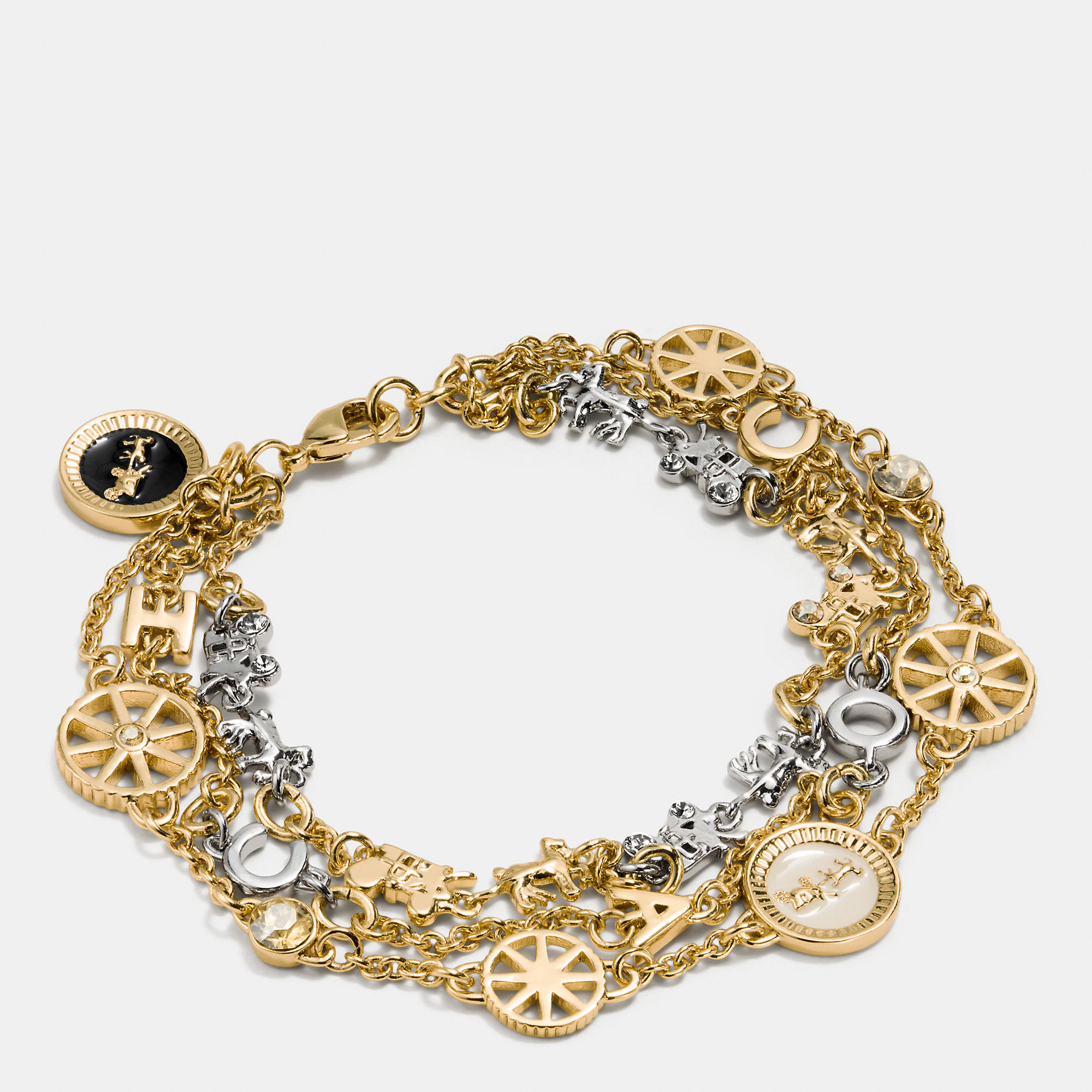 coach pave bracelet