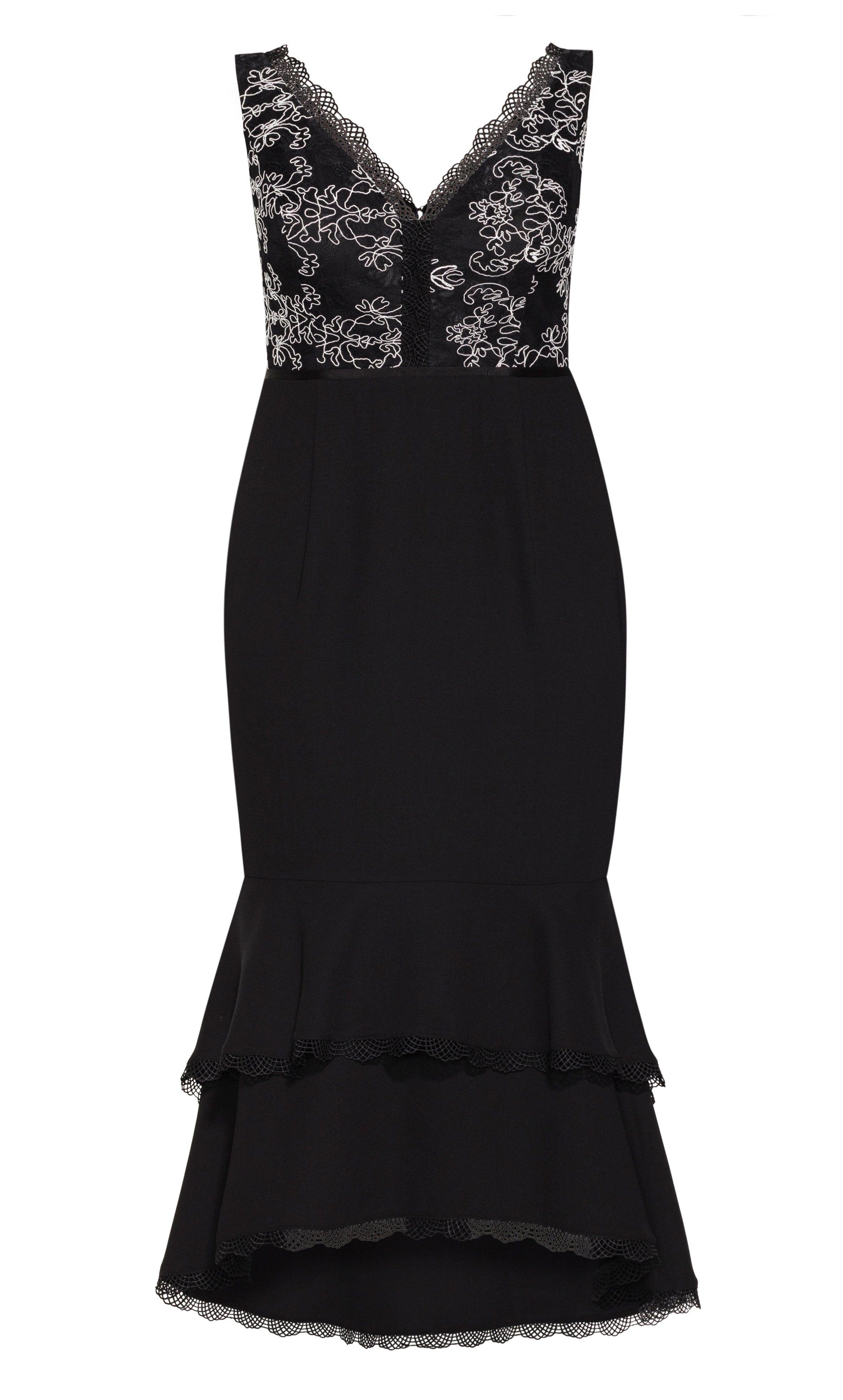 Lyst - City Chic Sweet Occasion Dress in Black