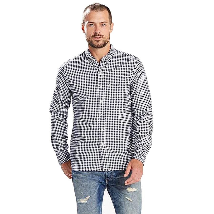 Levi's Cotton Sunset One Pocket Shirt in Blue for Men - Lyst