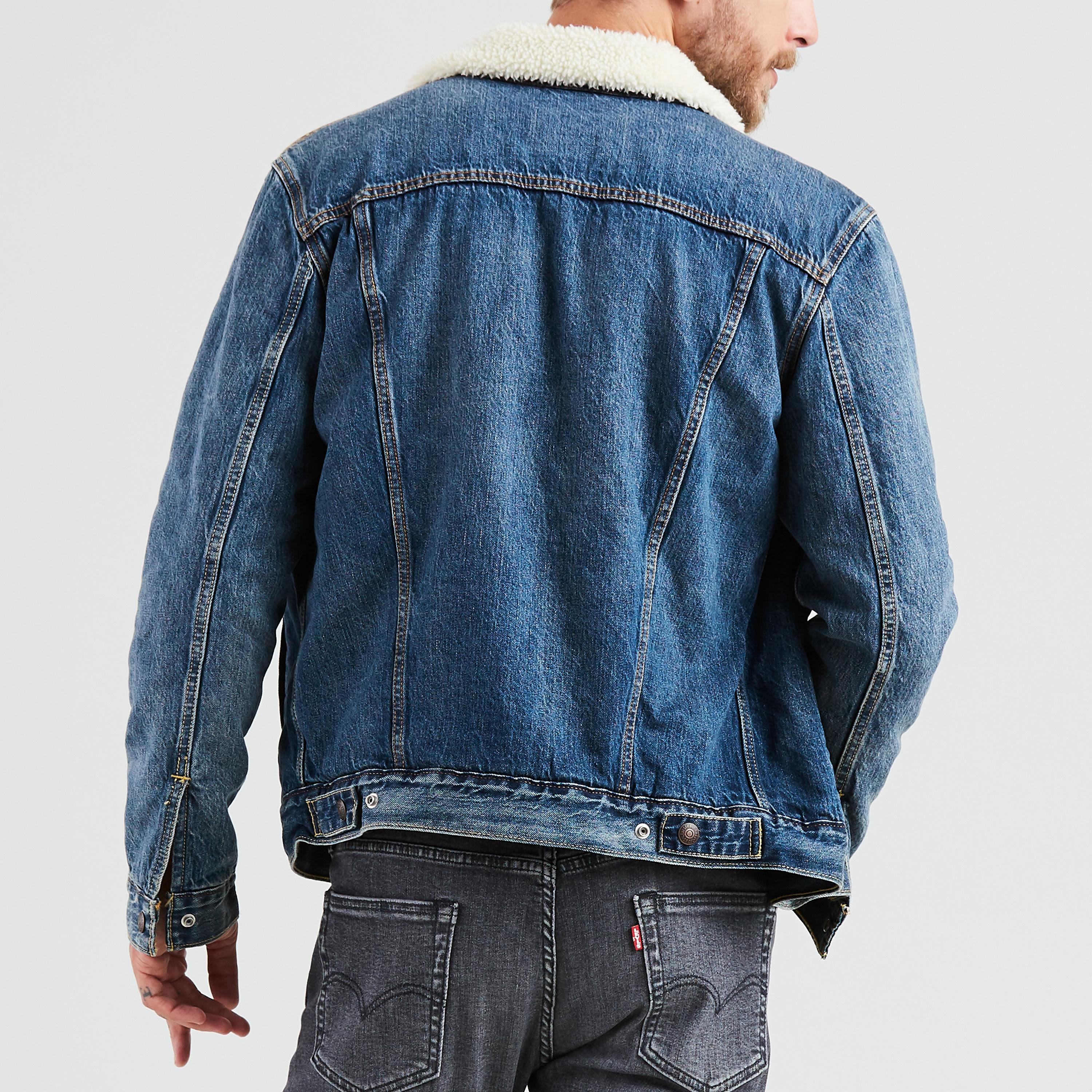 levis sherpa jean jacket