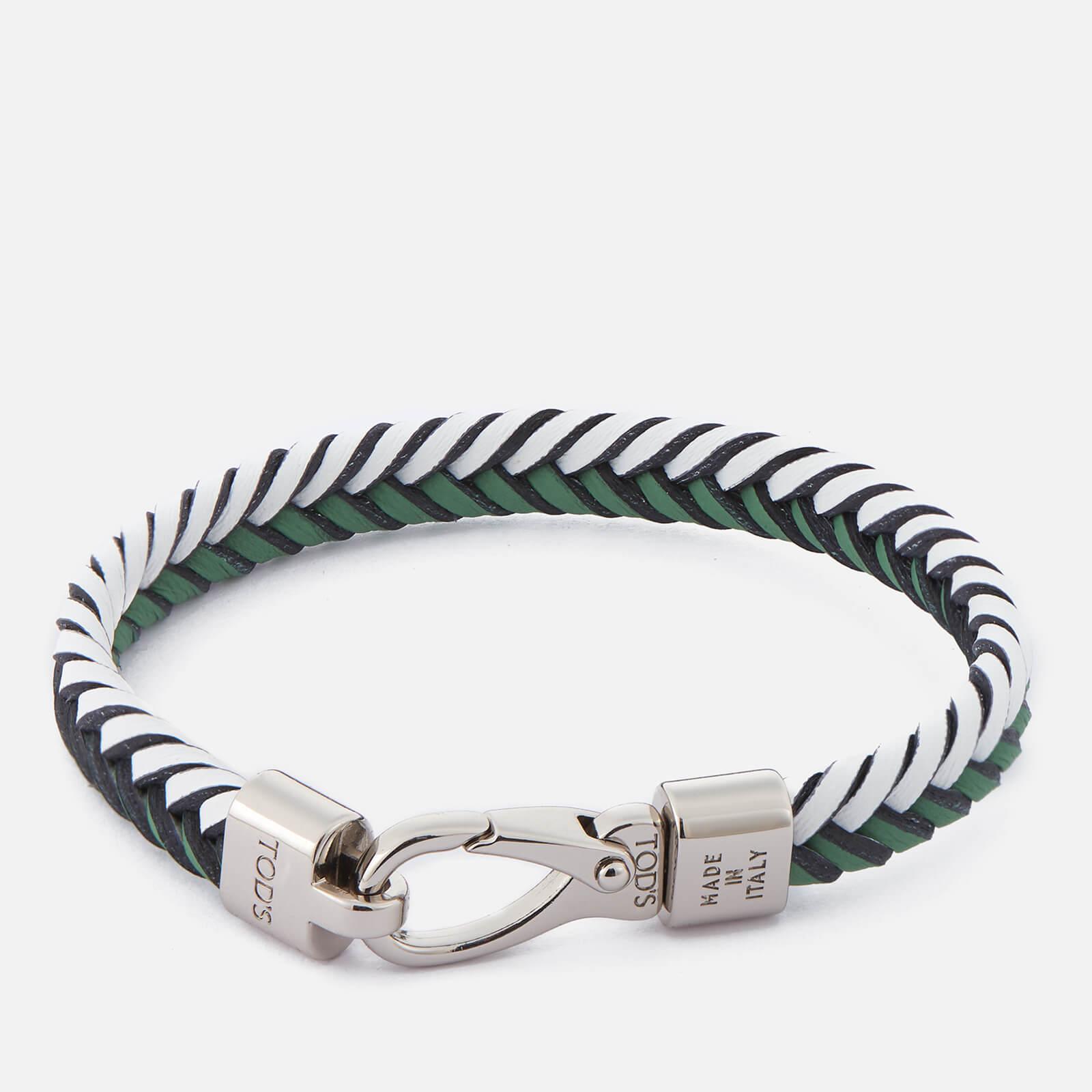 Tod's Leather Pleated Bracelet for Men - Lyst