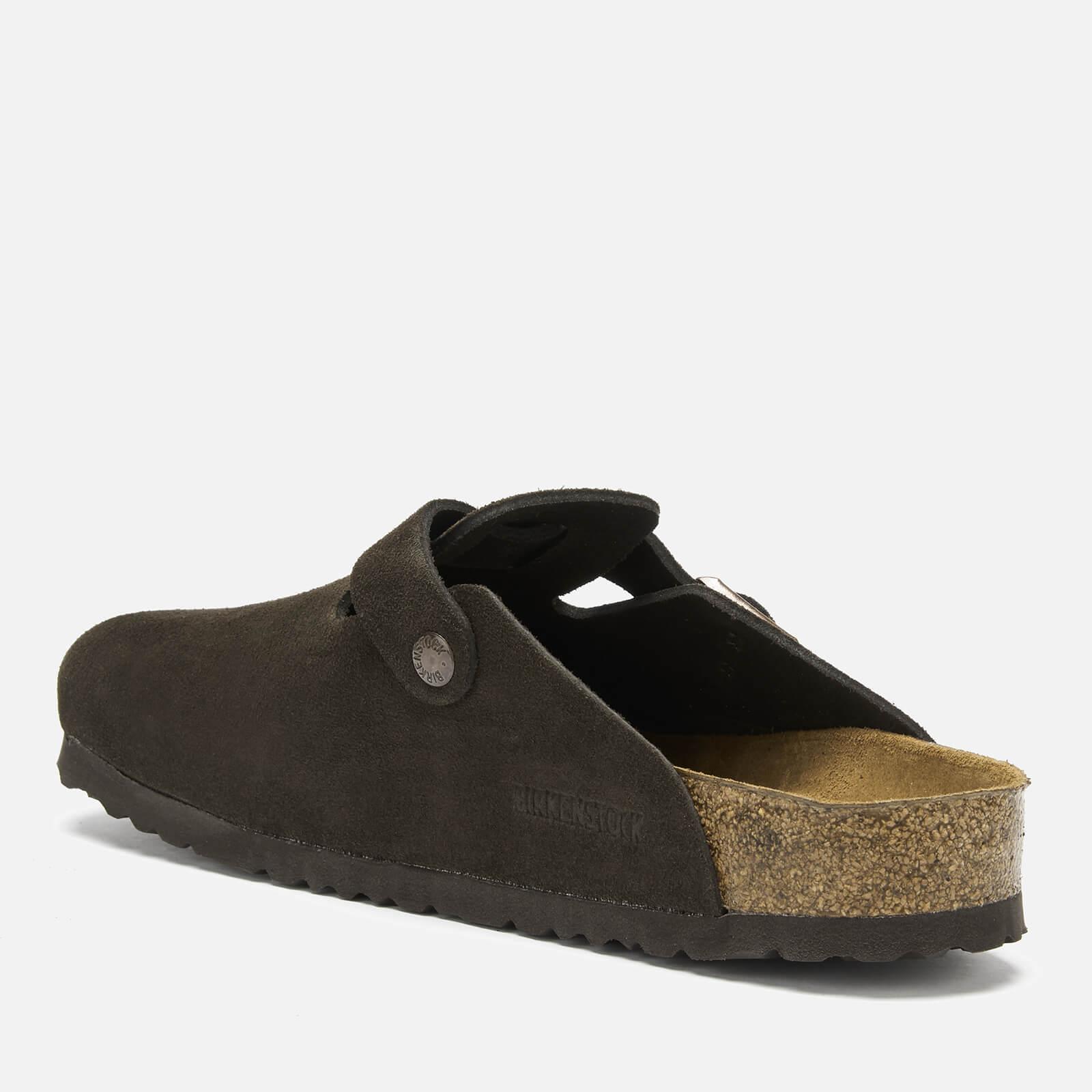 birkenstock boston suede mule