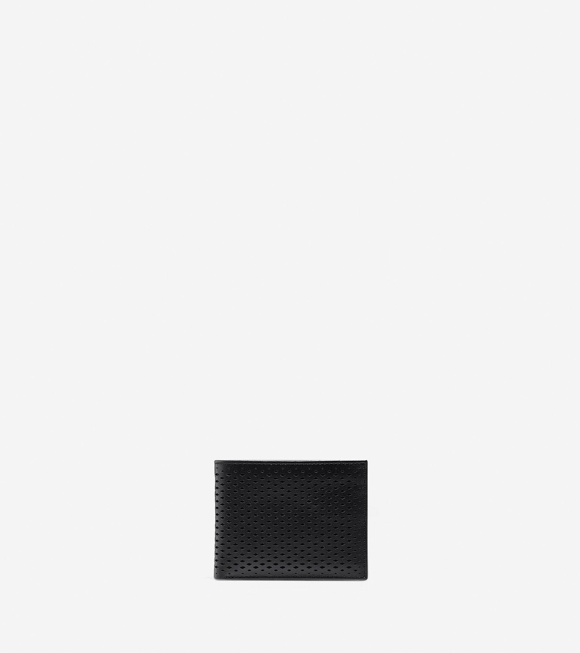 Cole Haan BRAYTON WEAVE Bifold Coin Pocket Wallet