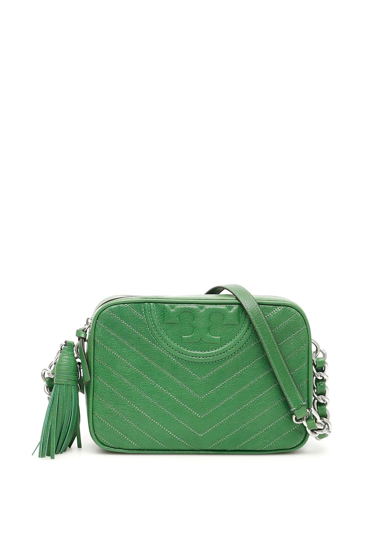 Tory Burch Fleming Camera Bag in Green Lyst