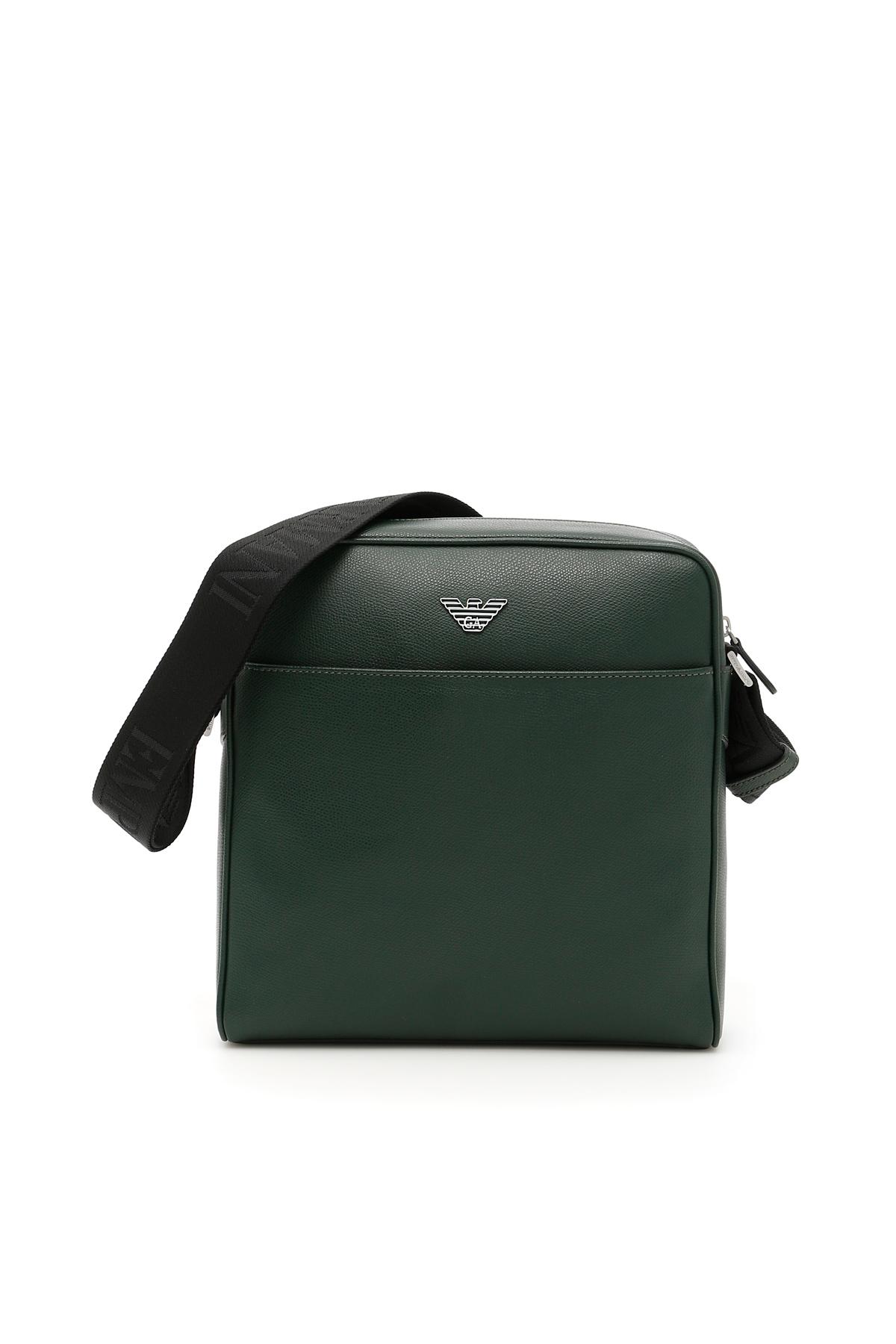 Emporio Armani Messenger Bag in Black for Men Lyst