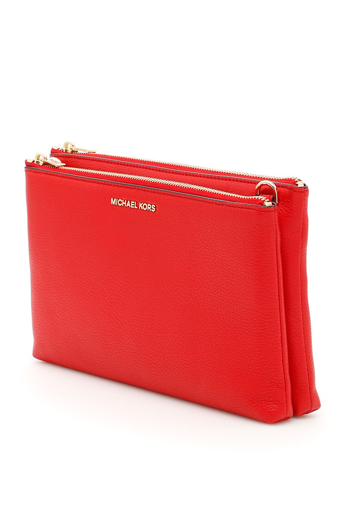 michael kors bright red handbag