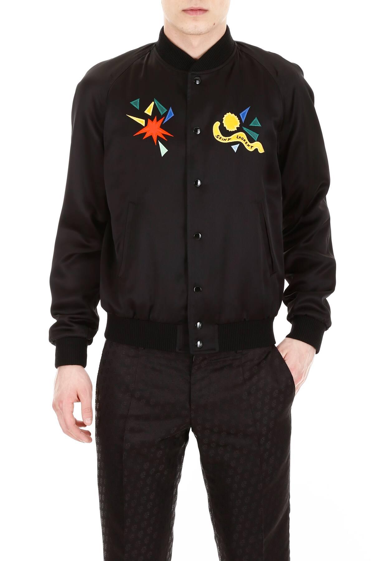 mens saint laurent teddy jacket