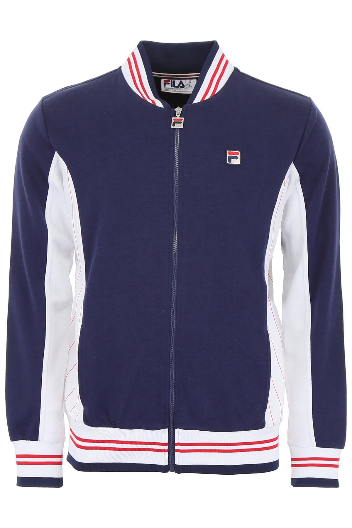 Fila Cotton Settanta Track Jacket in Blue,White,Red (Blue) for Men - Lyst