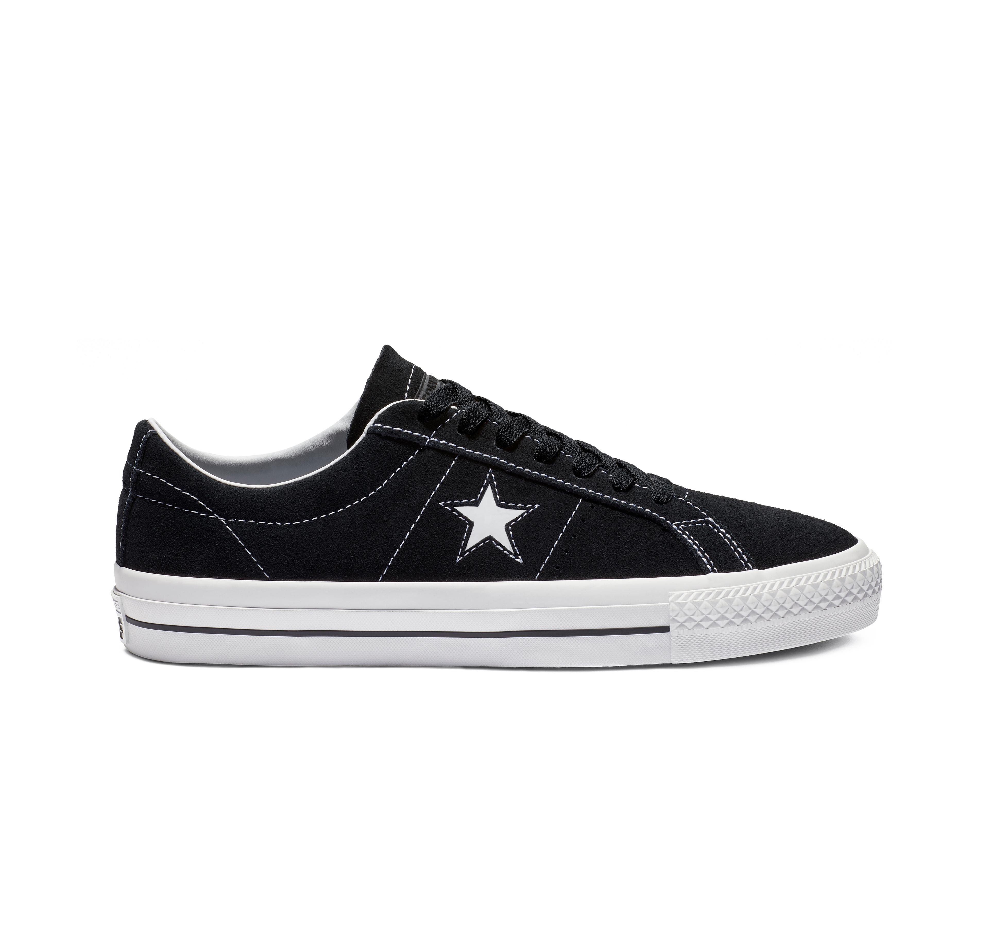 Converse One Star Pro Classic Suede Low Top in Black for Men - Save 6%
