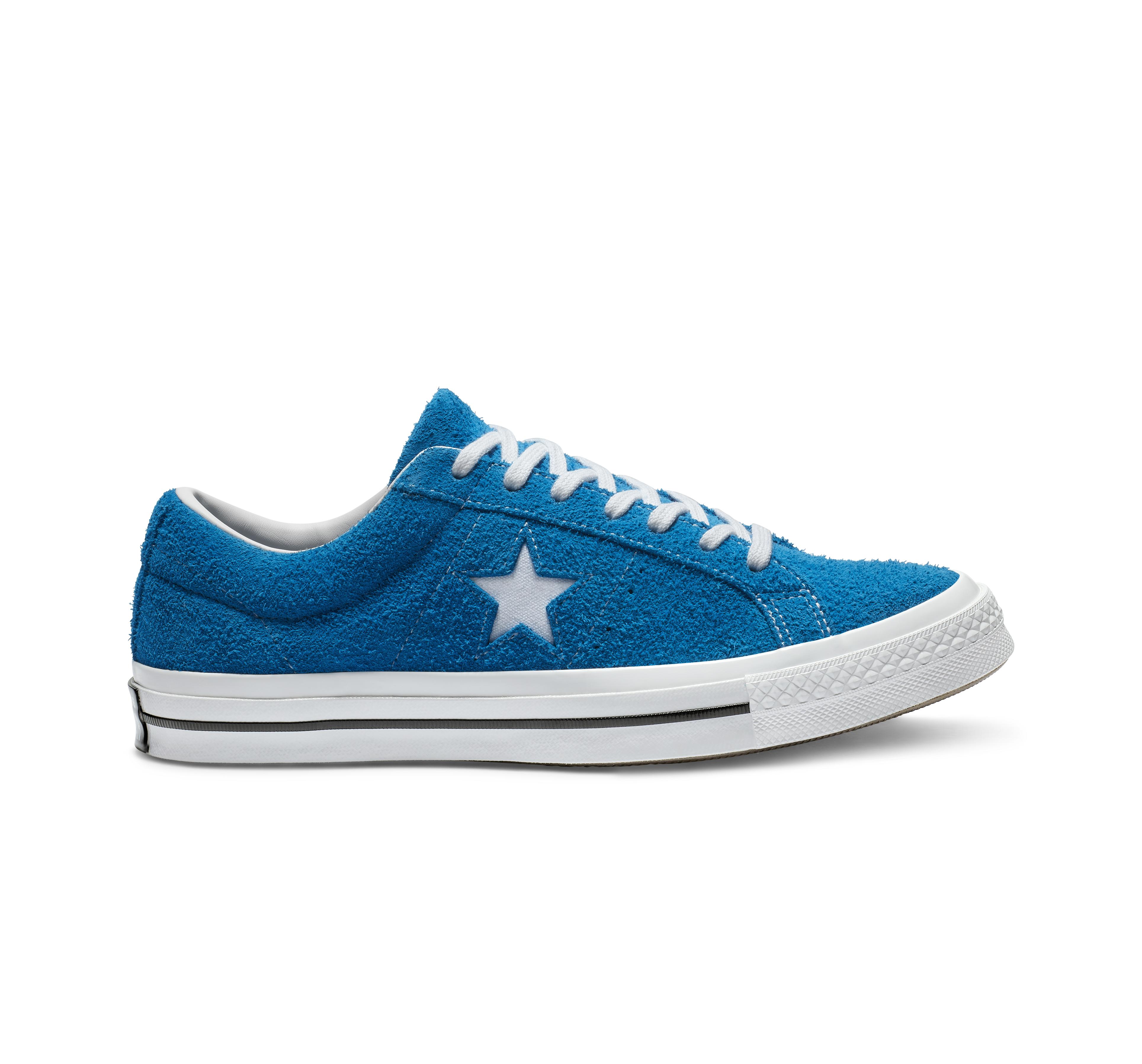 Converse One Star Vintage Suede Low Top in Blue for Men - Lyst