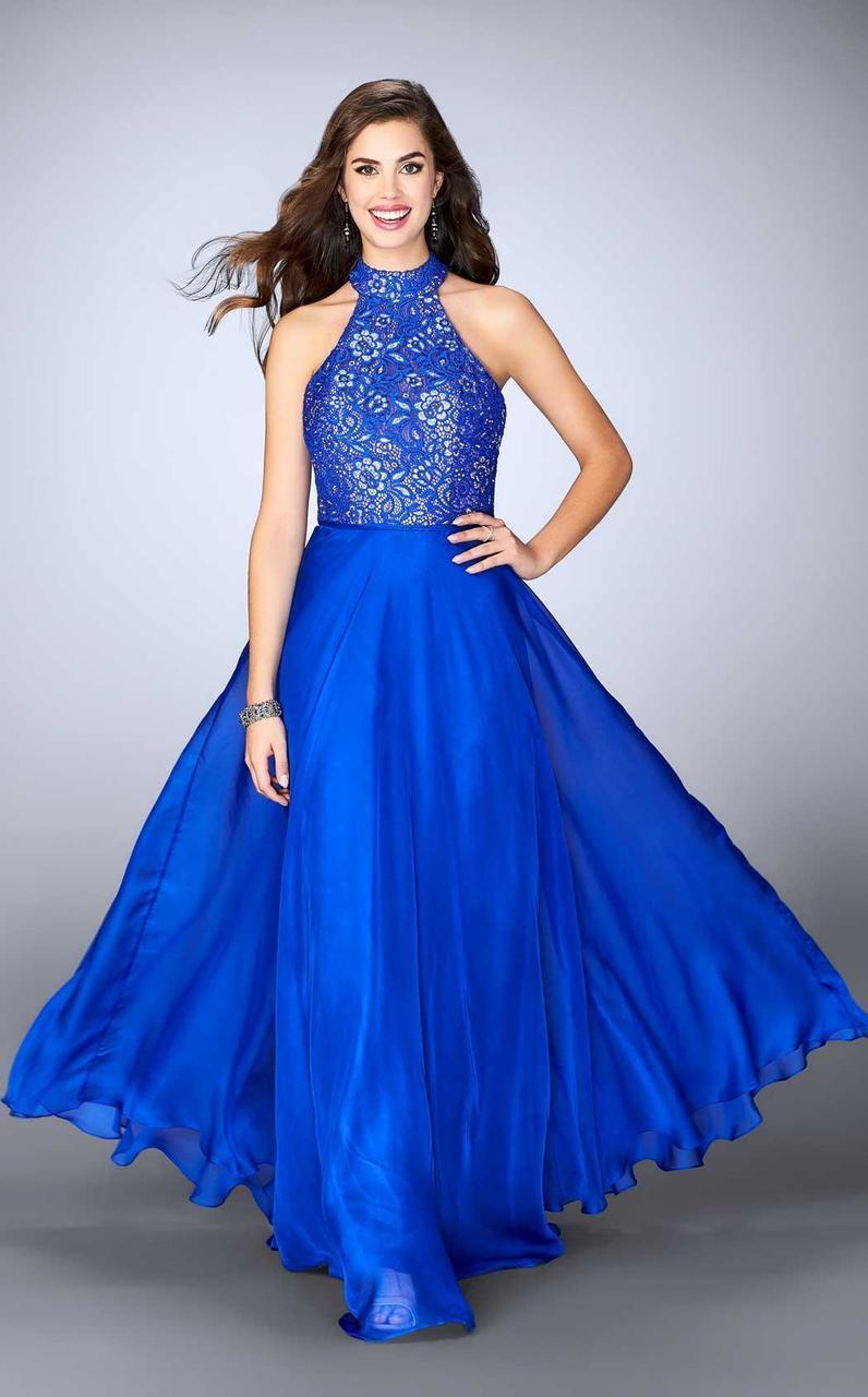 High Neck Halter Prom Dresses