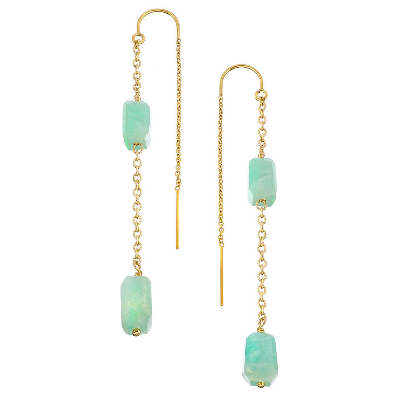 Lyst Heather Hawkins Candy Drop Thread Thru Earrings Heather Hawkins