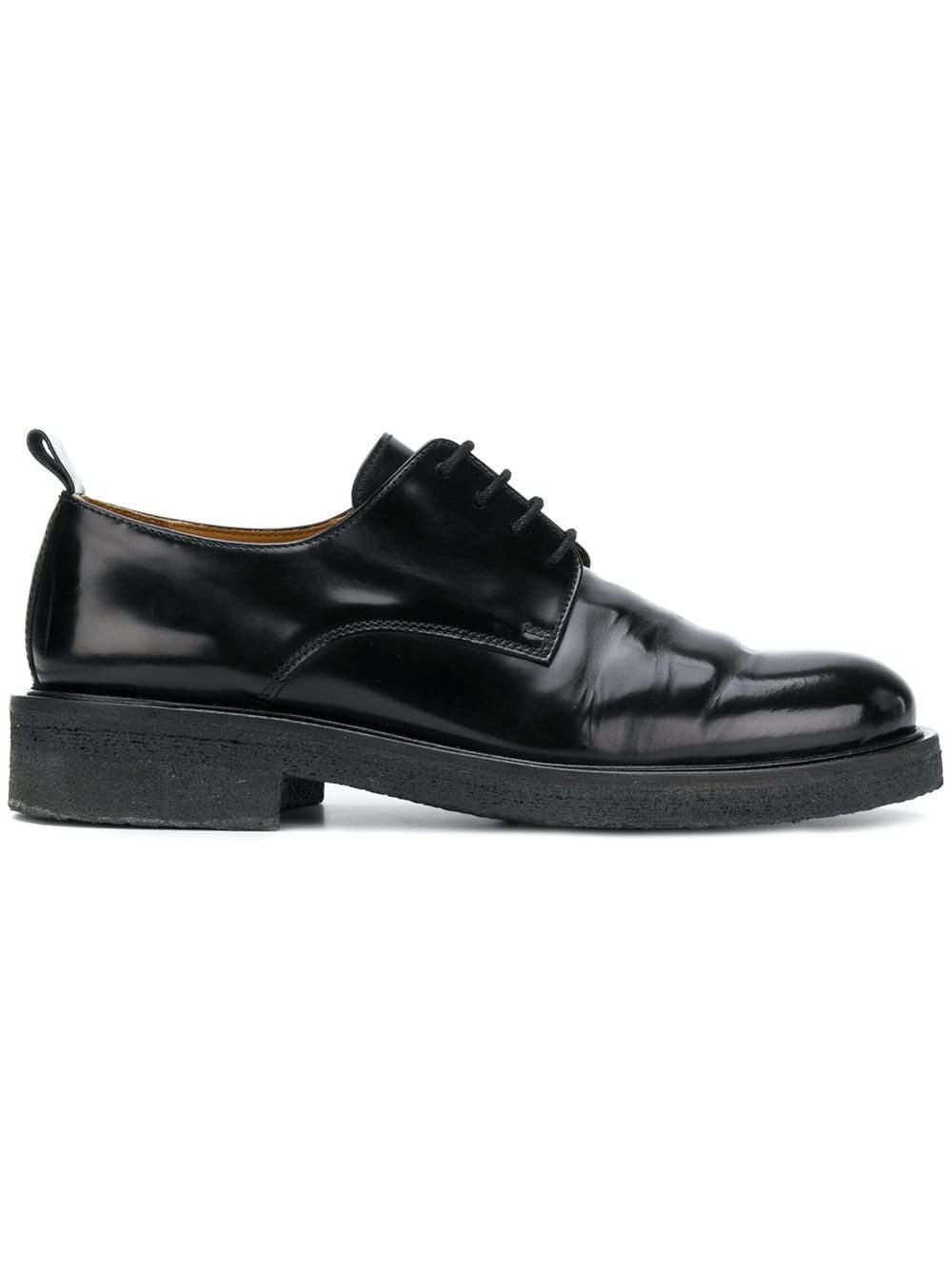 AMI Leather Derbies in Black for Men - Lyst