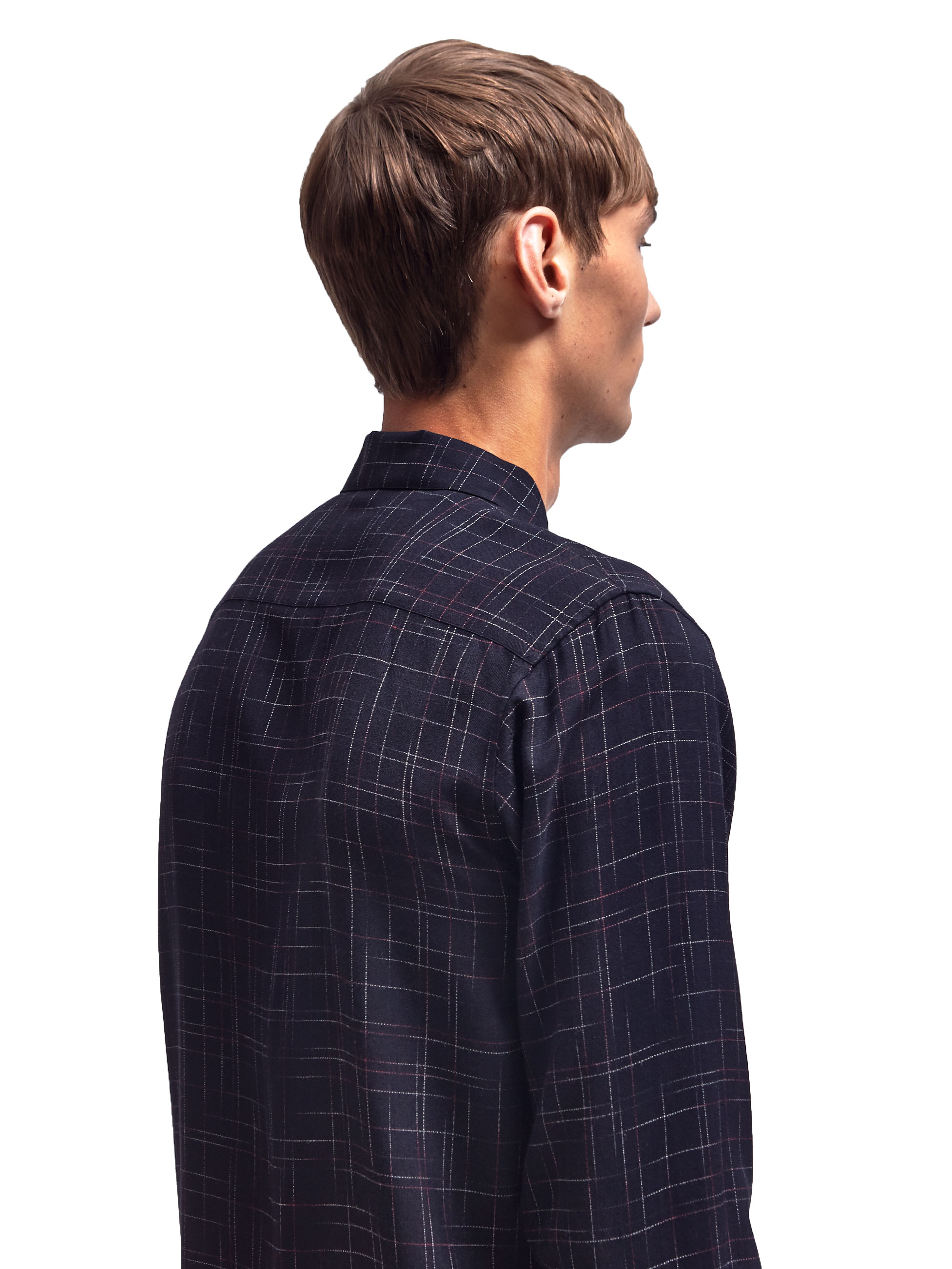 Lyst - Saint Laurent Mens Sketched Square Shirt in Black for Men