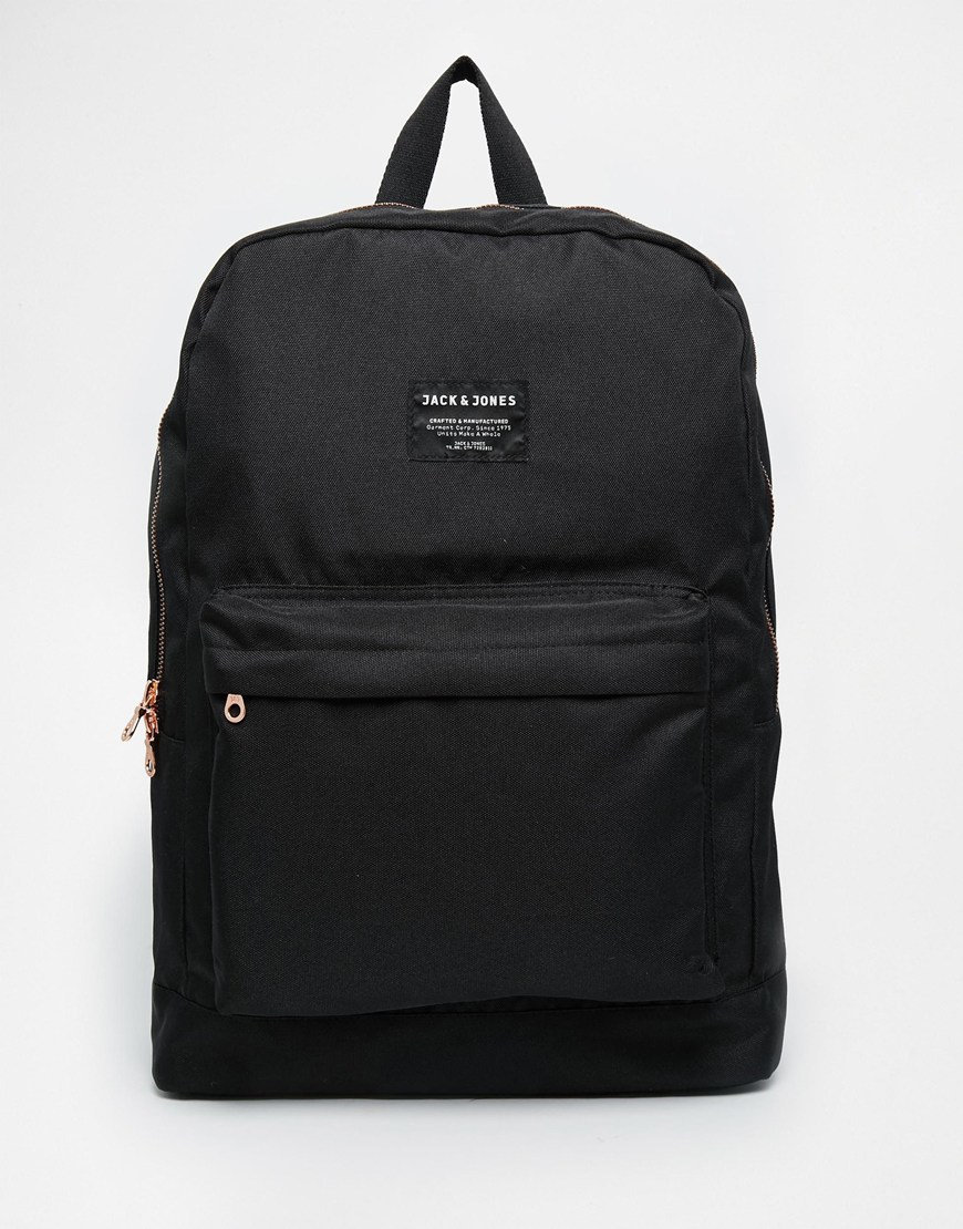 Jack & jones Backpack in Black for Men Lyst