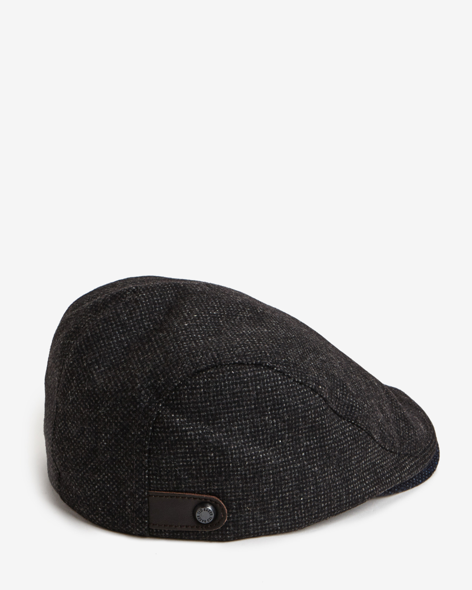 Lyst Ted Baker Woven Contrast Flat Cap in Gray for Men