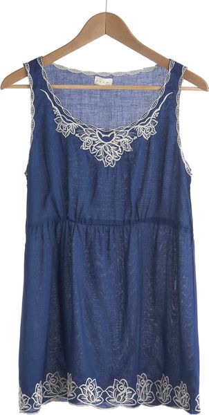 Modcloth Live For The Moment Tank in Royal Blue in Blue | Lyst