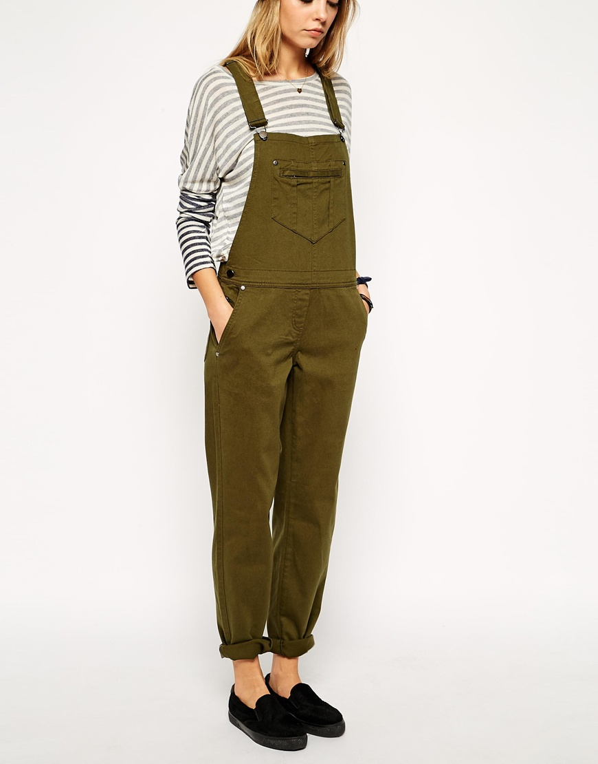 Asos 90s Style Overalls in Natural Lyst
