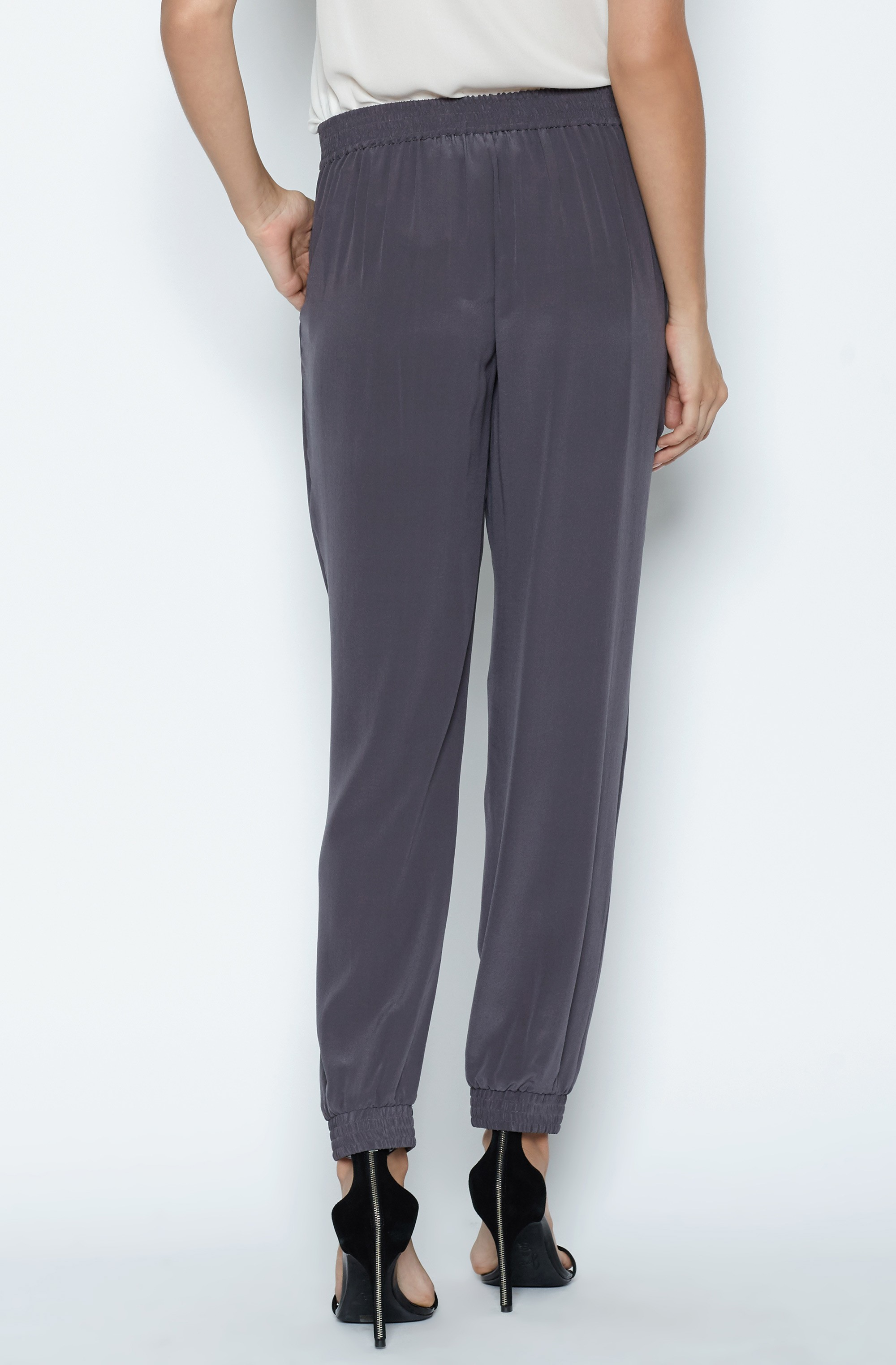 Lyst - Joie Lupella Silk Pants in Gray