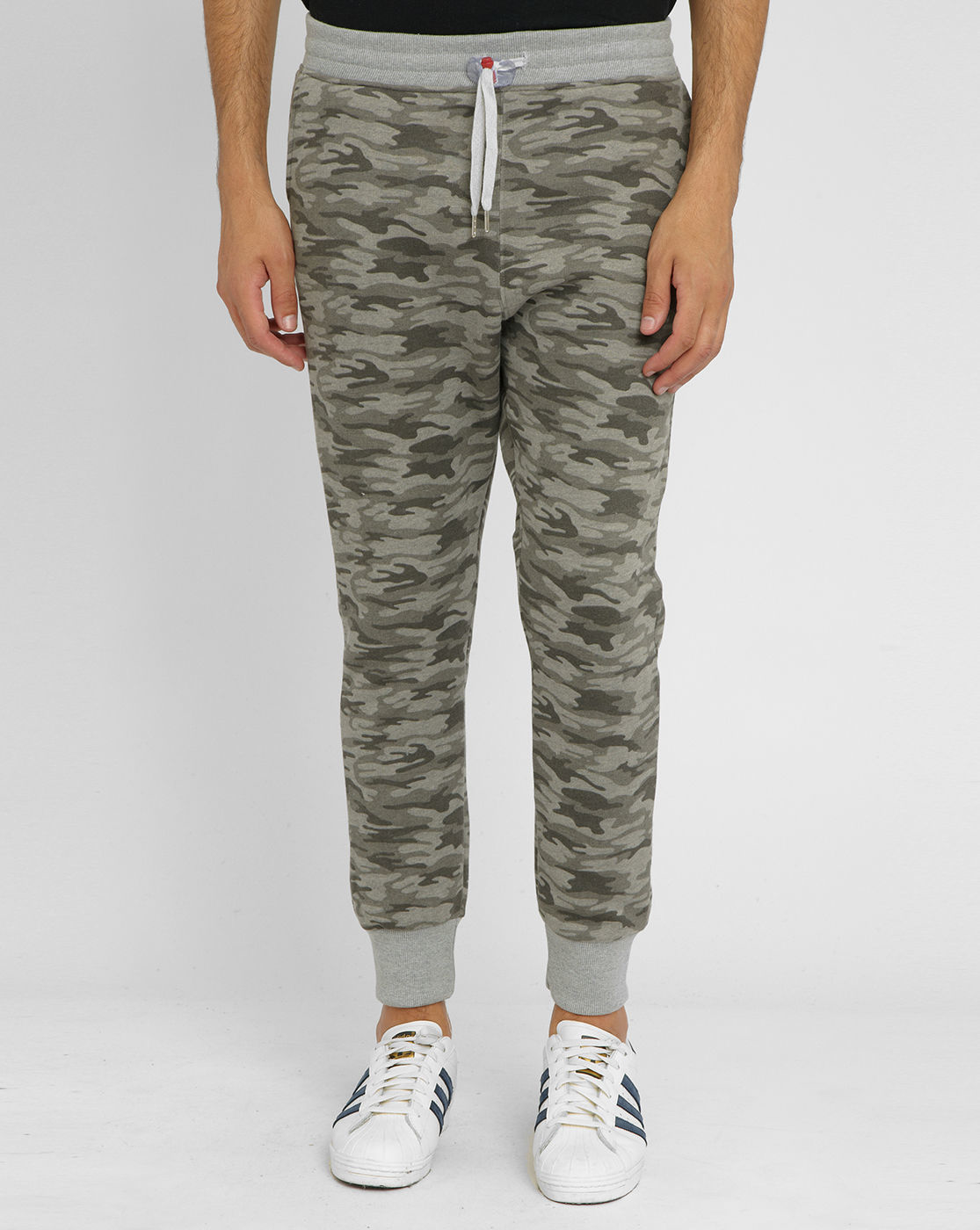 dark grey camo joggers