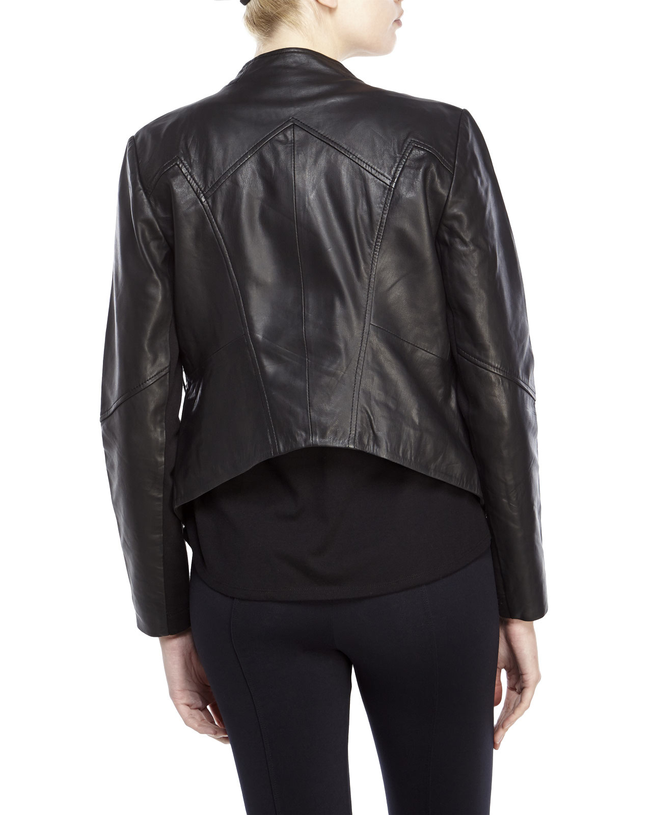 Walter Baker Kimberly Leather Jacket In Black Lyst Gallery
