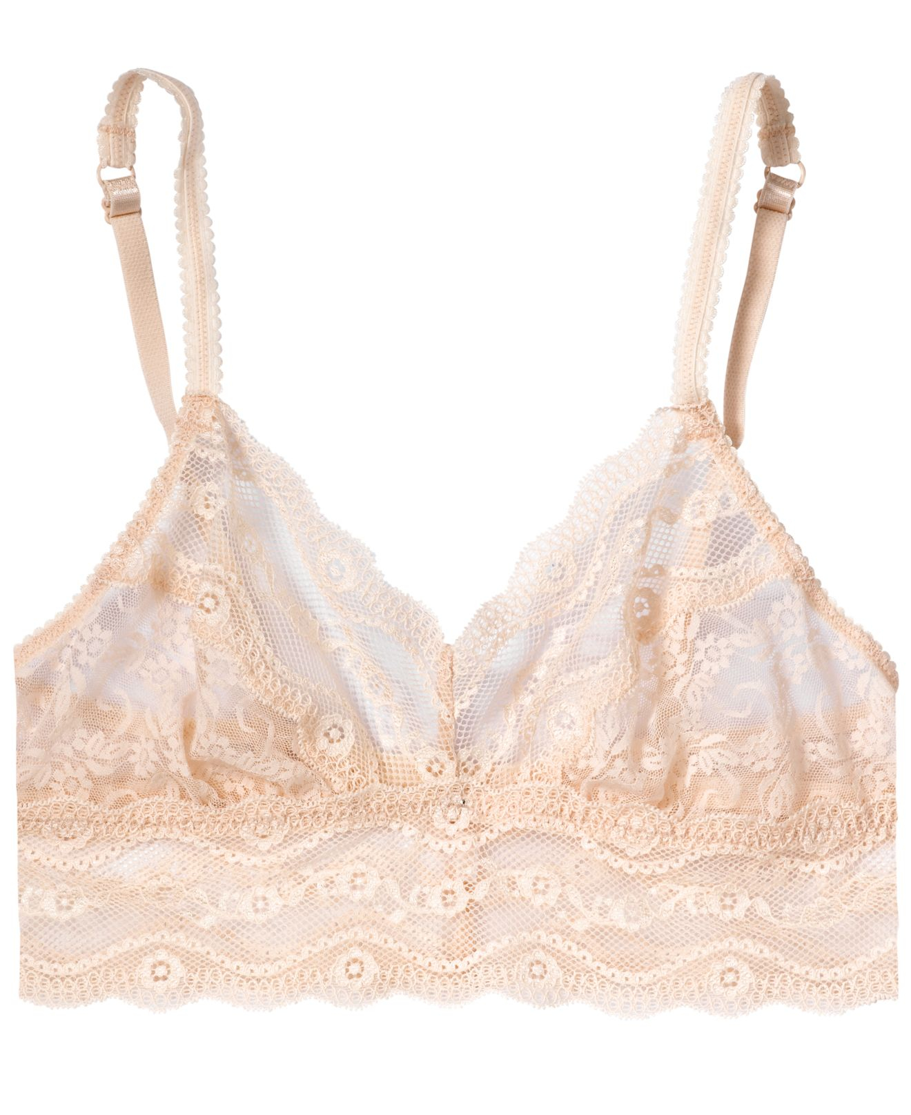 Btemptd By Wacoal Lace Kiss Bralette 910182 In White Mother Of Pearl Lyst 