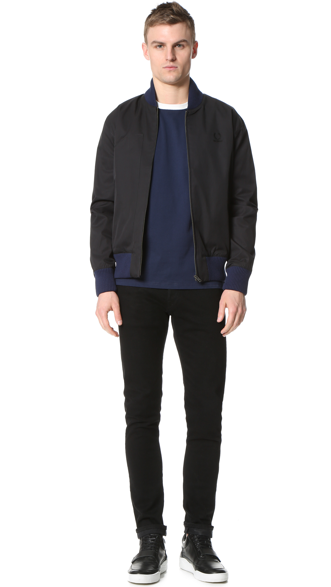 Lyst Fred Perry Er Jacket In Black For Men Gallery