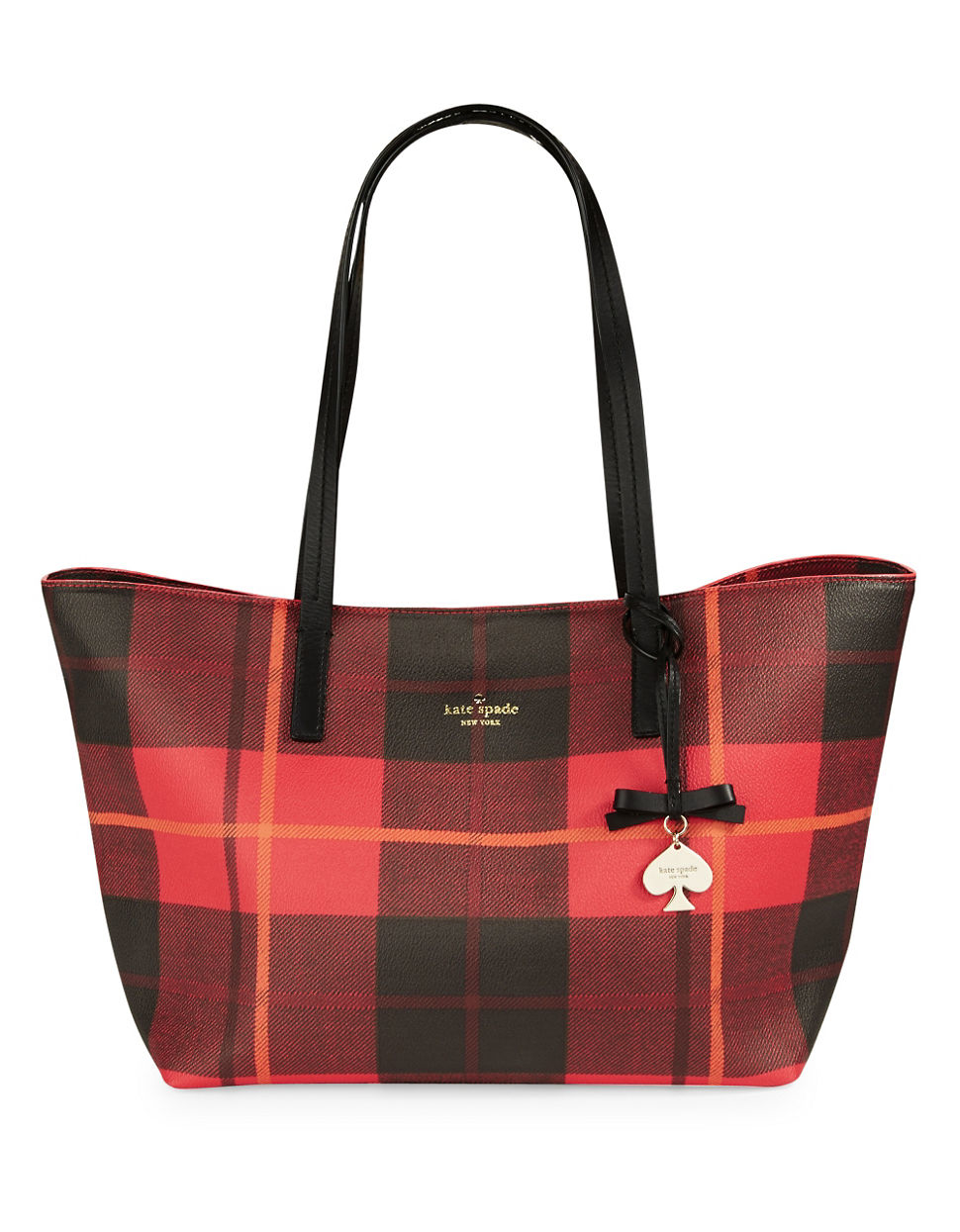 Kate spade Ryan Patterned Tote in Red (Cherry Liqueur) | Lyst