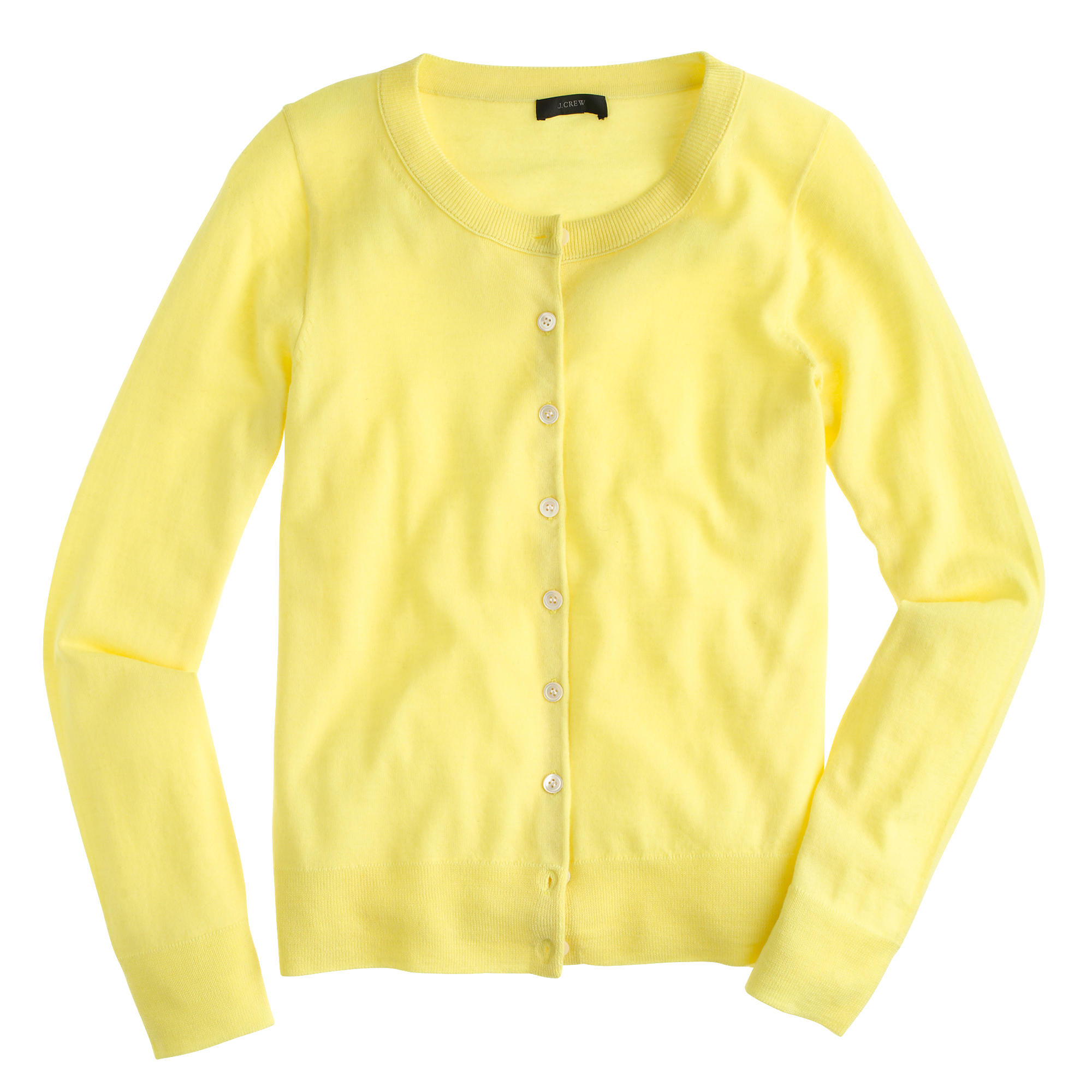 jcrew pale citrus merino wool tippi cardigan yellow product 0 740780460 normal