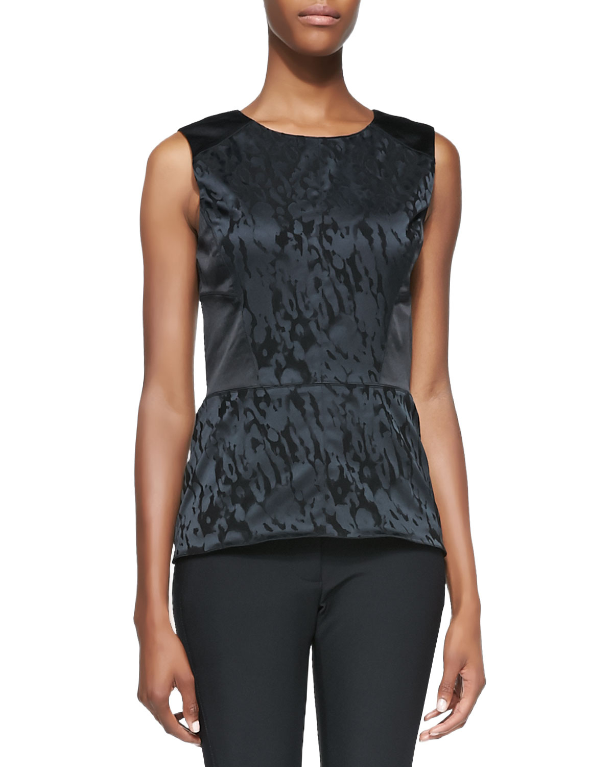 veronica beard leopard top