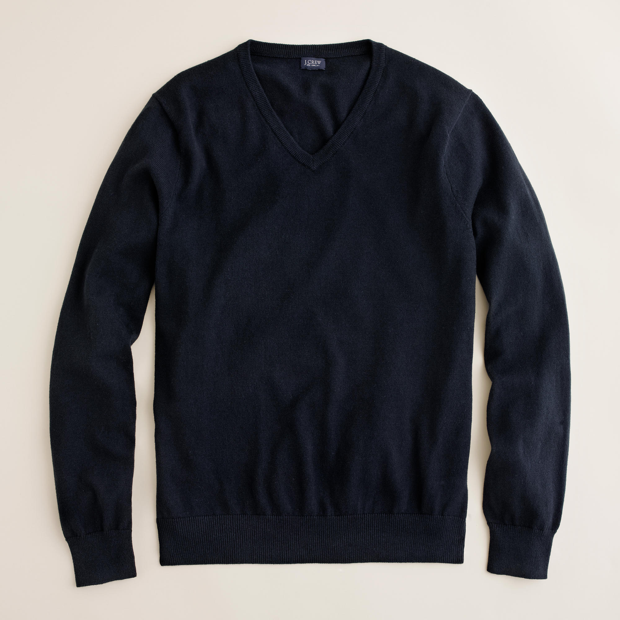 mens black cashmere v neck sweater