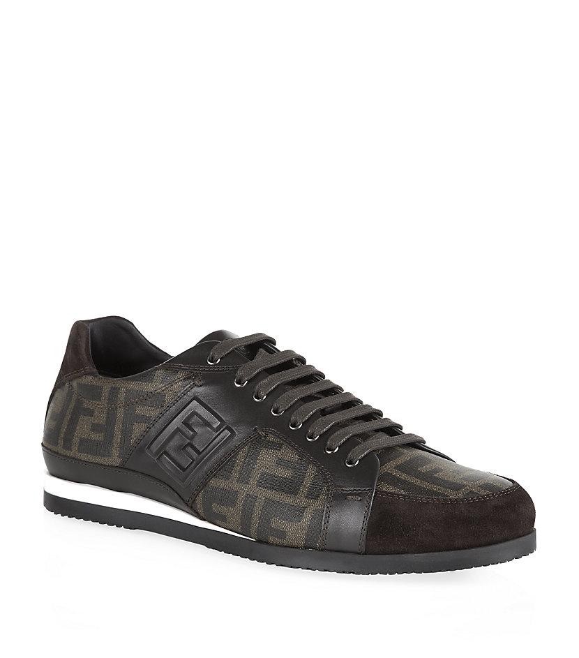 Fendi New Softy Logo Sneaker in Gray for Men | Lyst