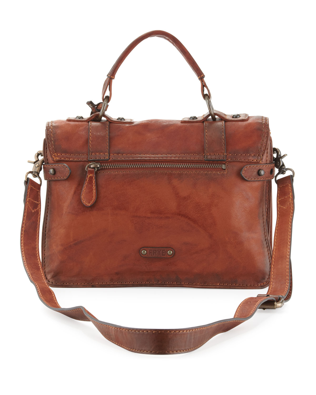 Frye Cameron Small Satchel Bag in Brown | Lyst