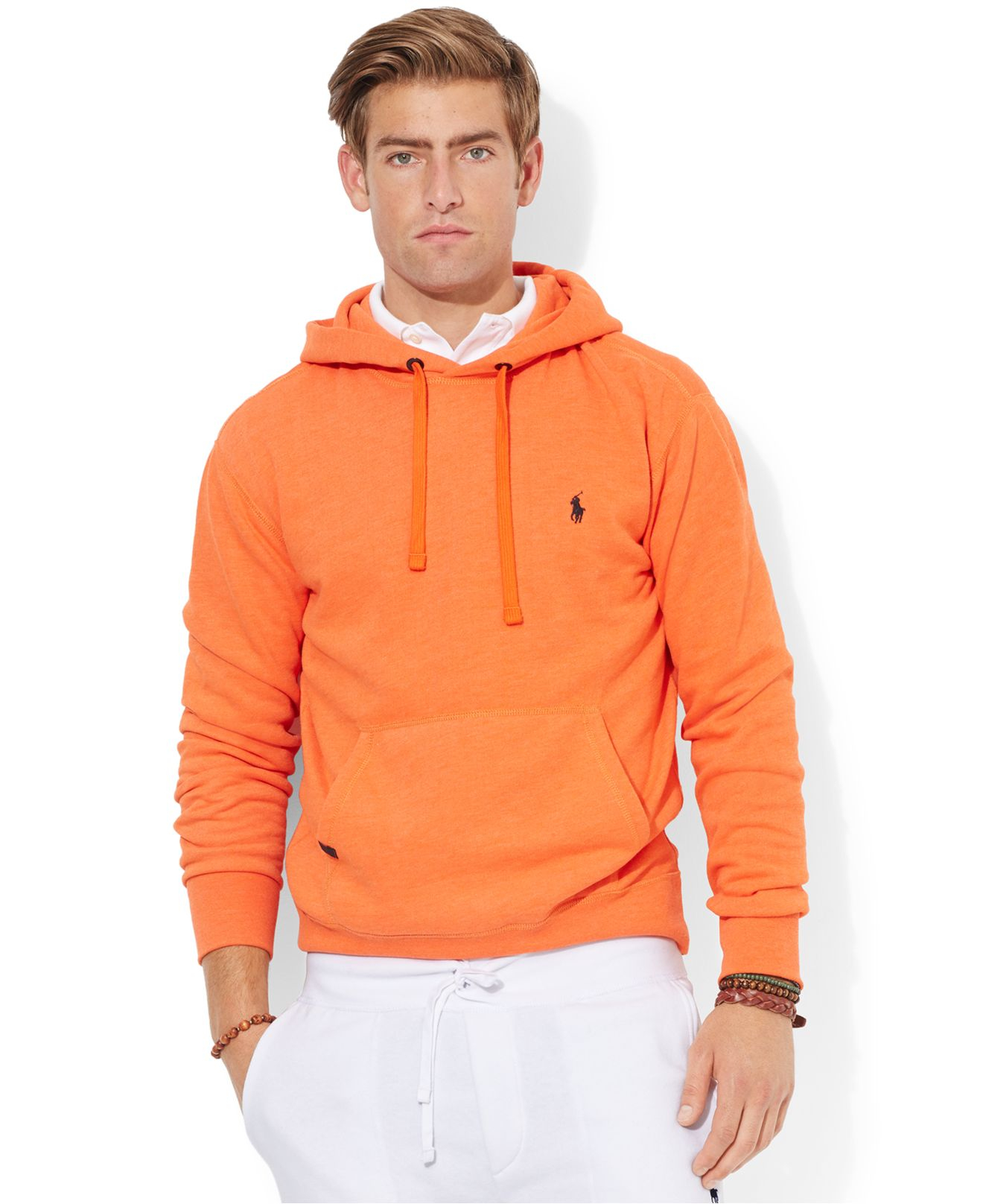 ralph lauren orange hoodie