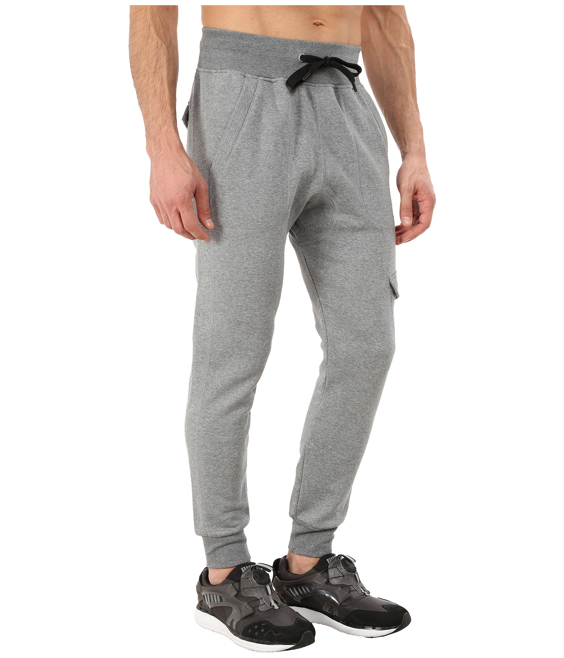 puma dark grey sweatpants