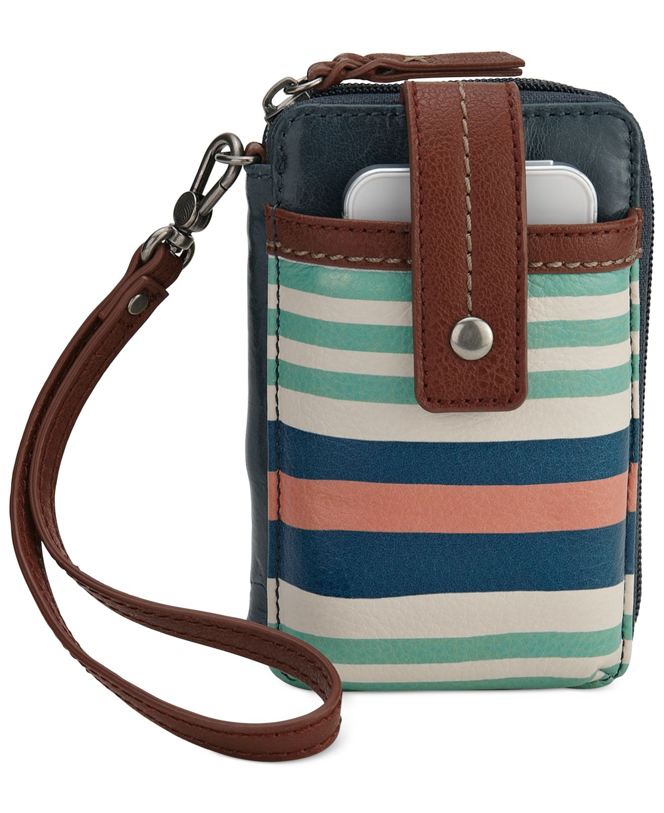 Lyst The Sak Leather Iris Smartphone Wristlet in Green
