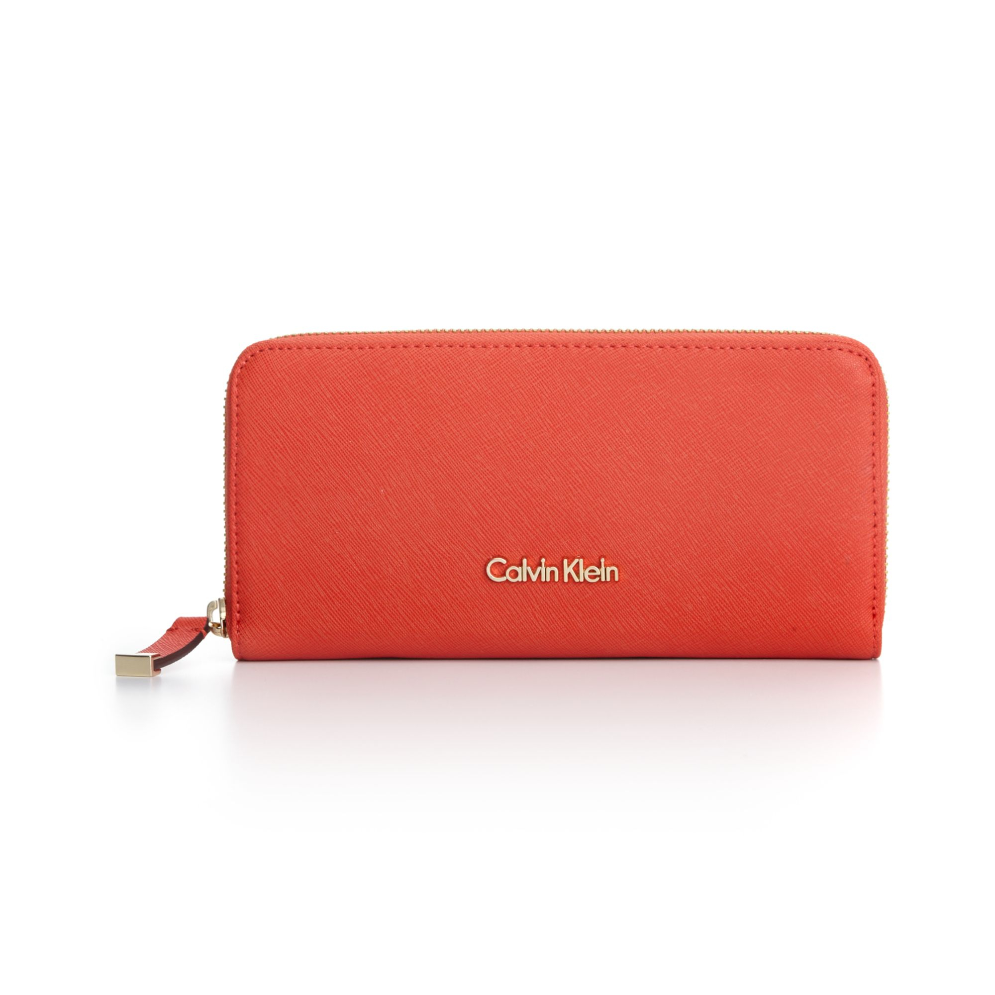 calvin klein orange purse