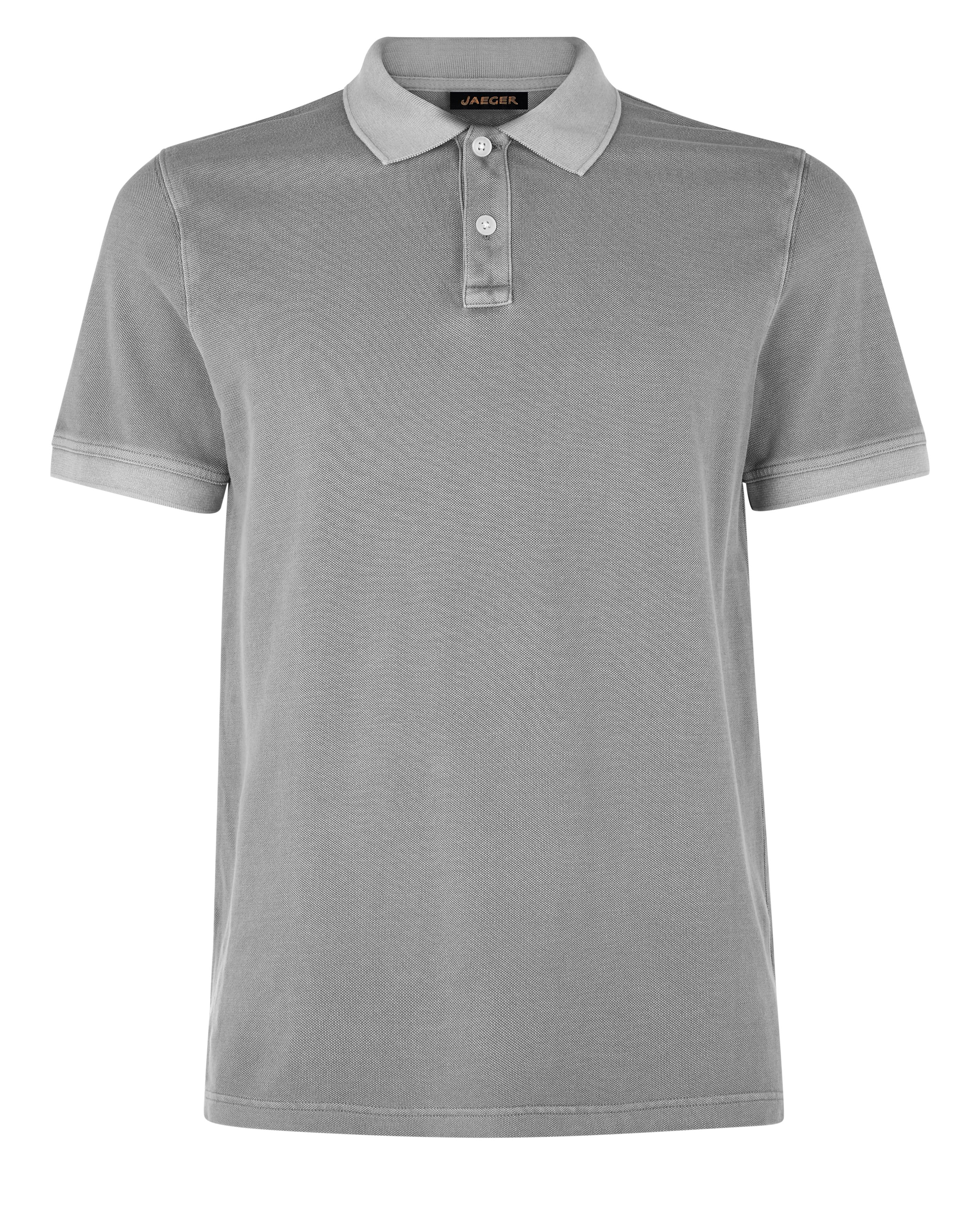 Jaeger Plain Polo Regular Fit Polo Shirt in Gray for Men (Grey) | Lyst