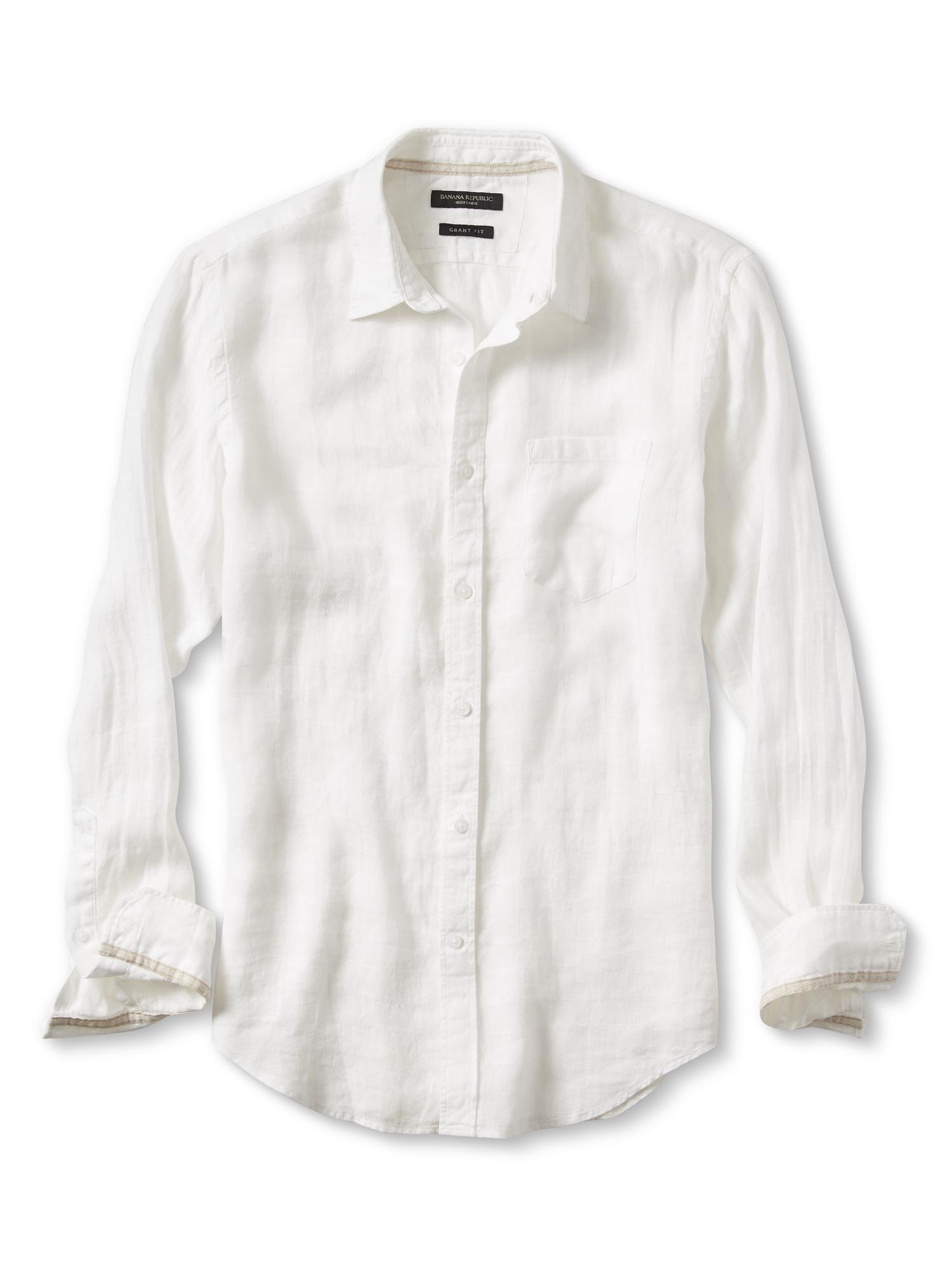Mens Linen Shirts Banana Republic Agbu Hye Geen