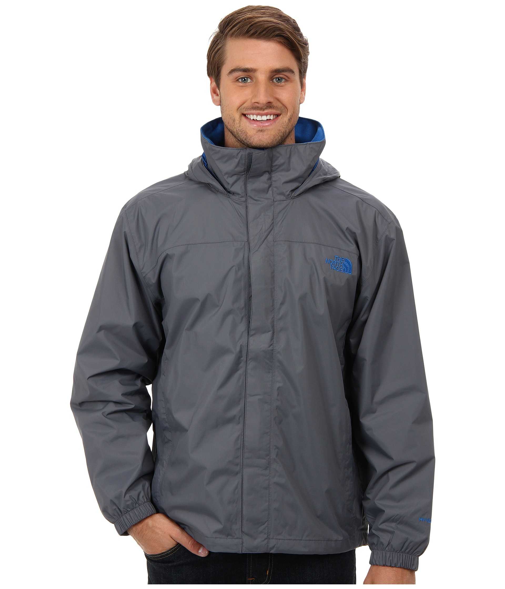 The north face Resolve Jacket in Gray for Men | Lyst