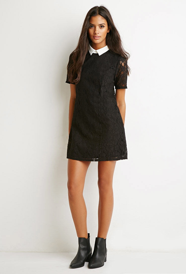 collar dress forever 21