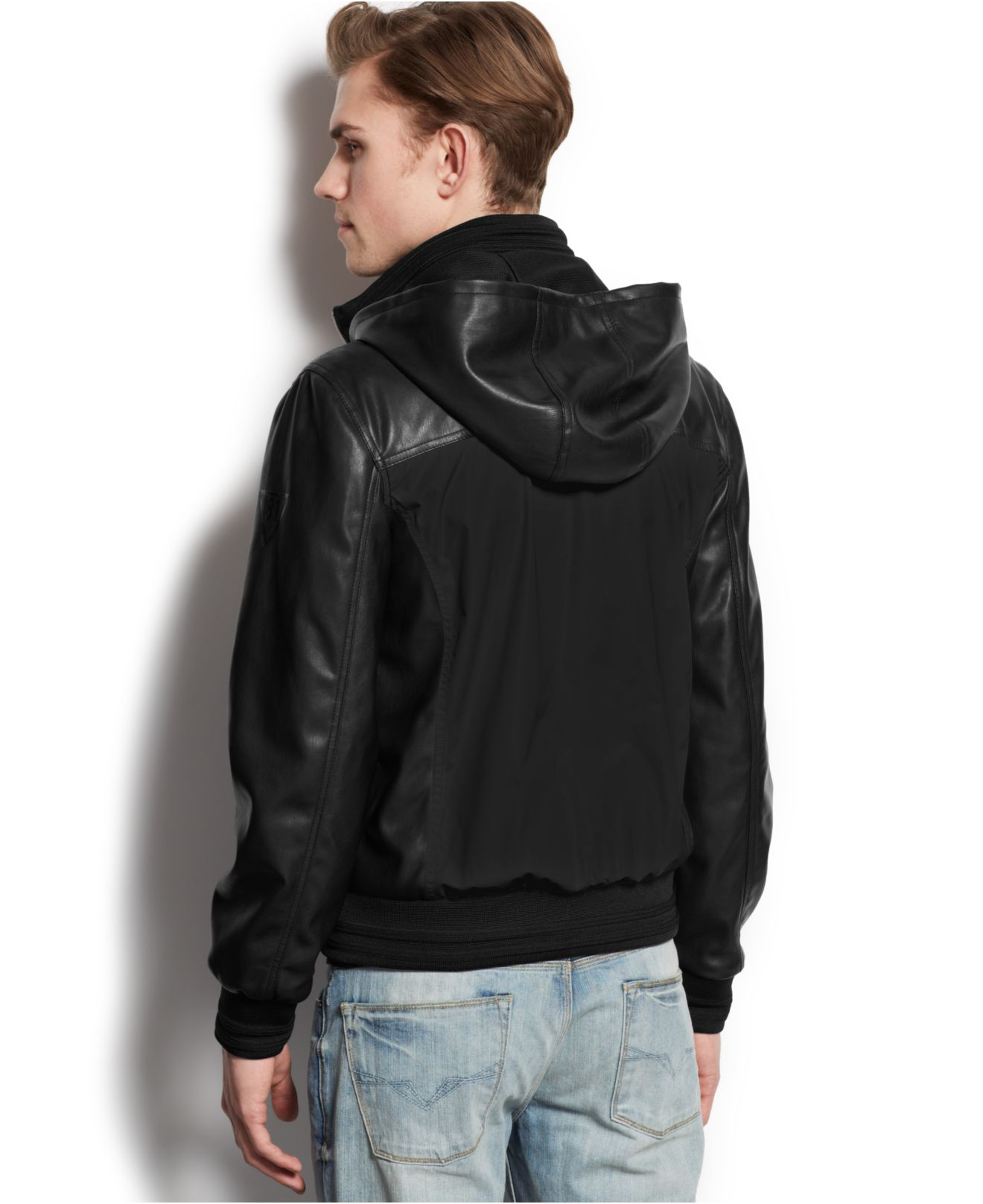 Biker Leather Jacket Guess Modern Fashion Photo Blog Biker Leather Jacket Guess