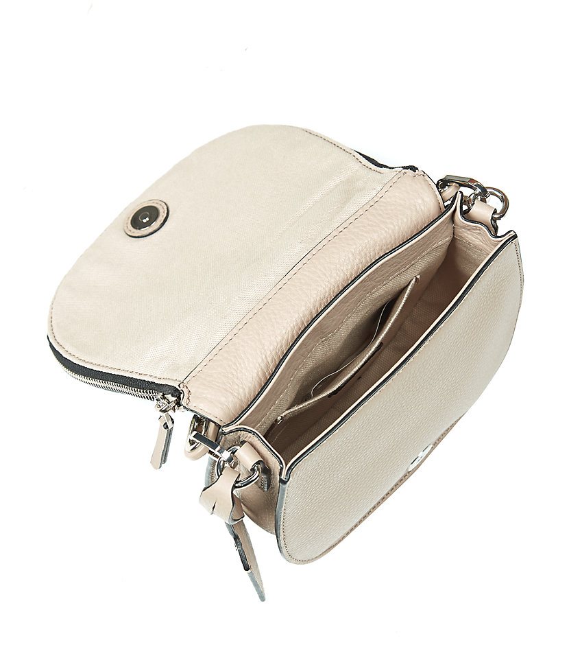 karl lagerfeld pebbled leather crossbody bag